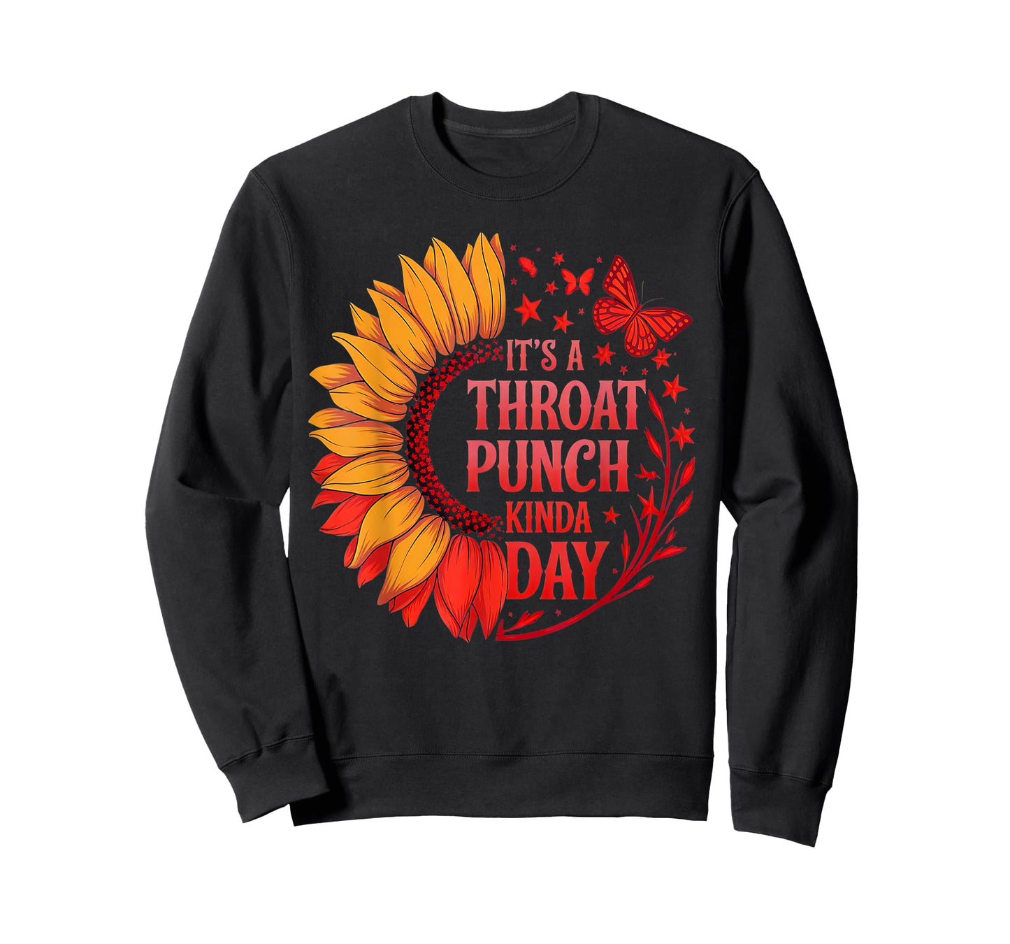 It's A Throat Punch Kind Of Day Sarcastic Skeleton Women's T-Shirt