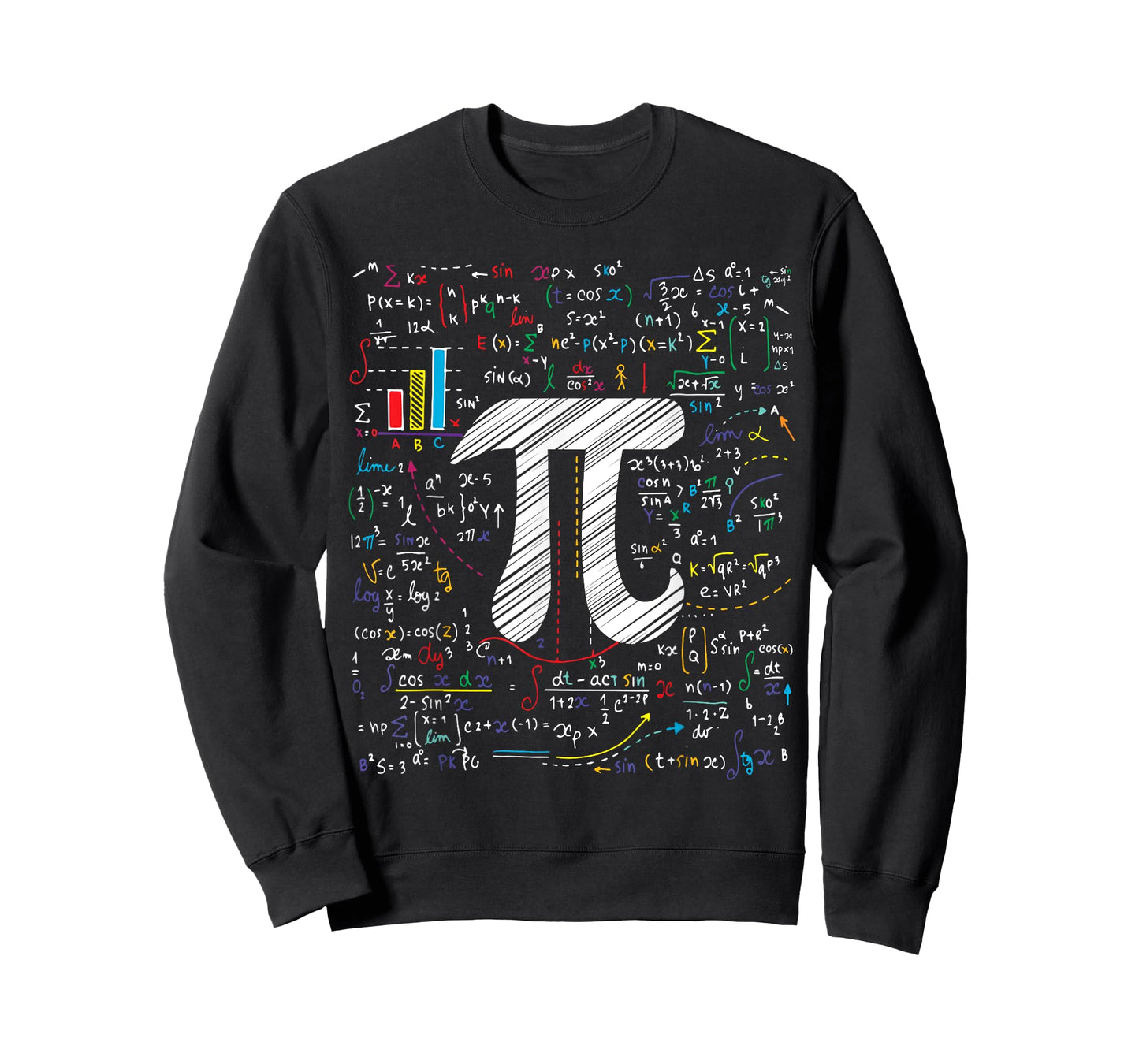 Pi Day Math Equation T-Shirt Math Teacher Student Geek Gifts T-Shirt for Men Women Girls Kids