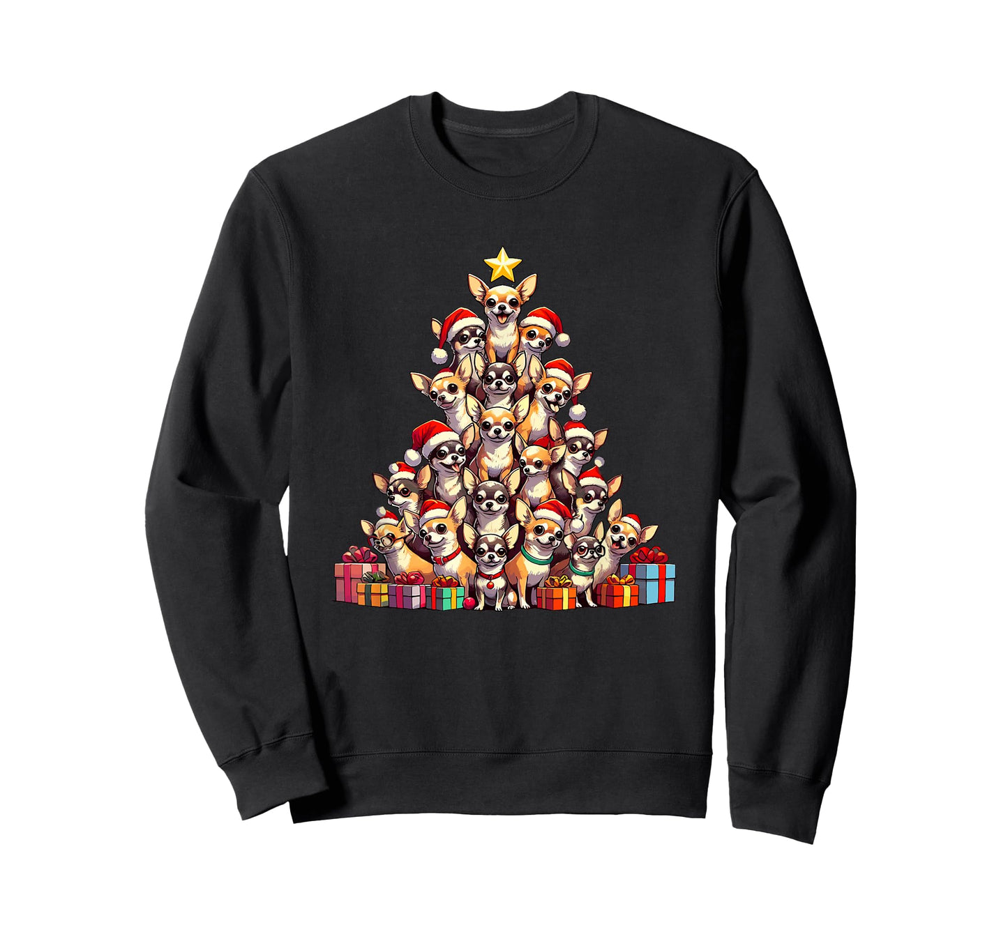 Christmas Tree Chihuahuas Chihuahua T-Shirt