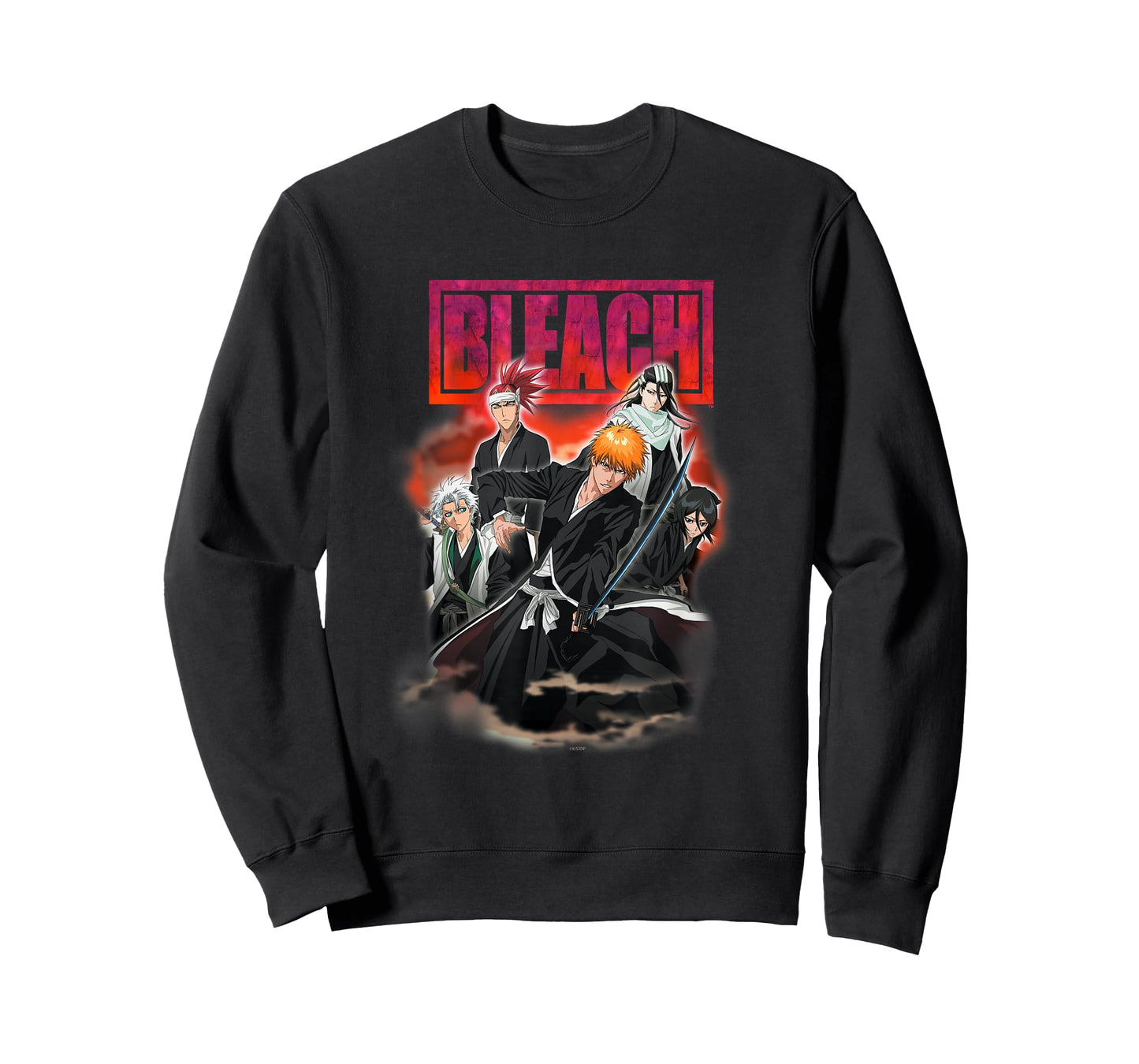 Bleach Portrait Group Smoke Anime T-Shirt