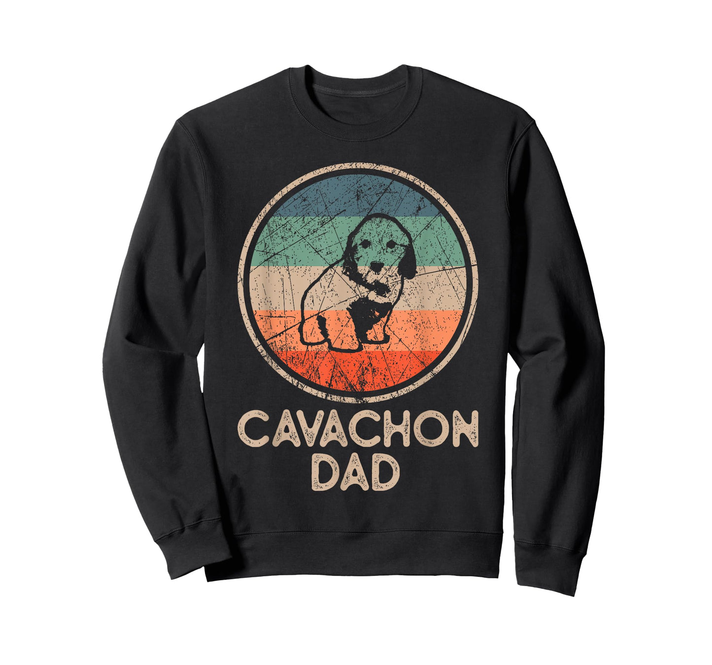 Cavachon Dog - Vintage Cavachon Dad T-Shirt