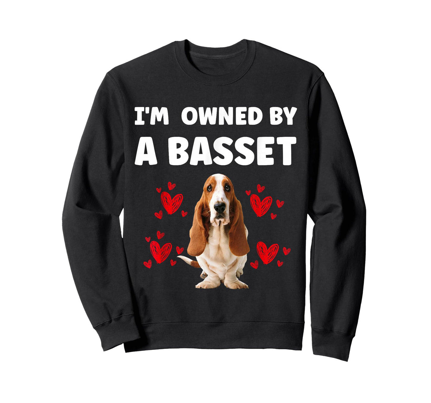I AM OWNED BY A BASSET HOUND DOG T-Shirt
