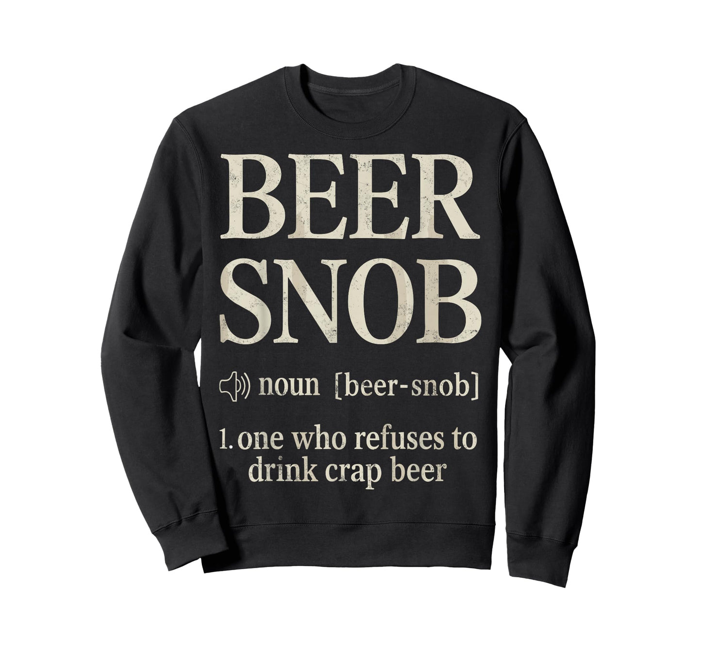 Funny Beer Snob Definition Beer Lover Humor Drinking Party T-Shirt