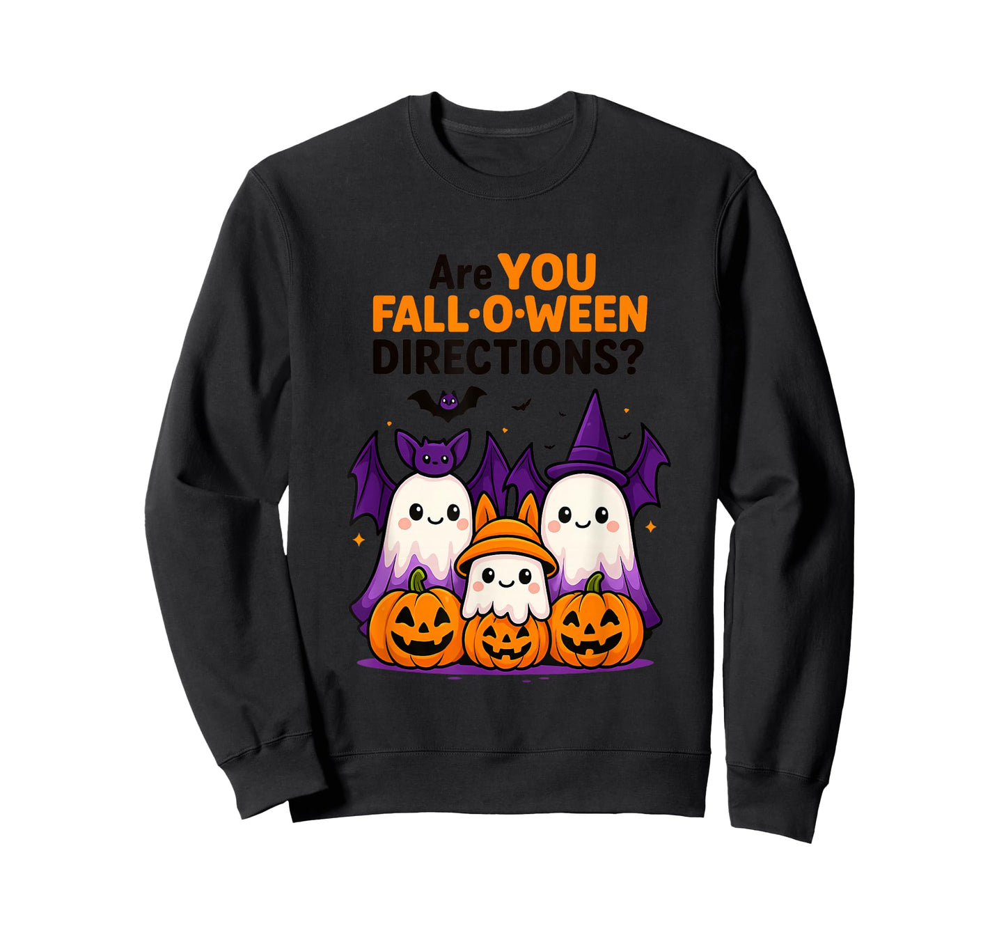 are You Fall-O-Ween Directions Funny Teacher Ghost Tee T-Shirt