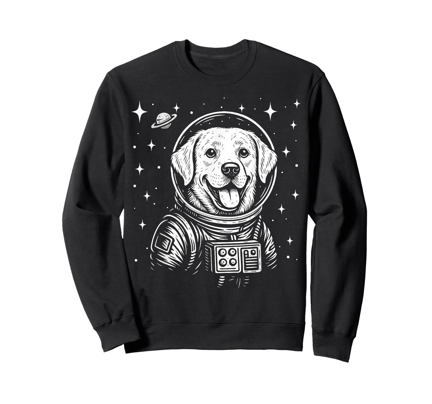 Astronaut Labrador Retriever Space Galaxy Dog Lovers T-Shirt