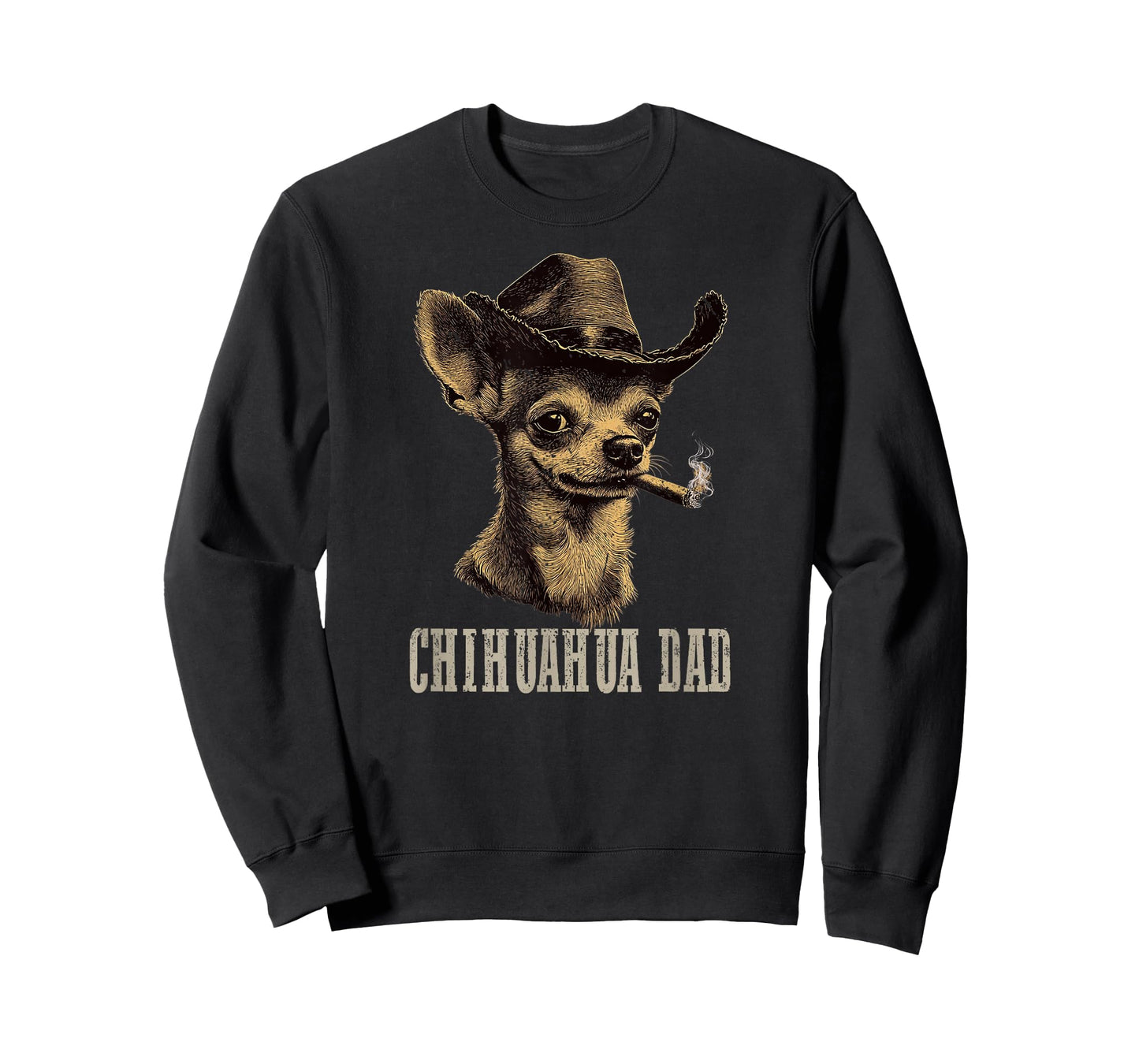 Mens Chihuahua Dog Vintage Best Chihuahua Dad Father's Day T-Shirt