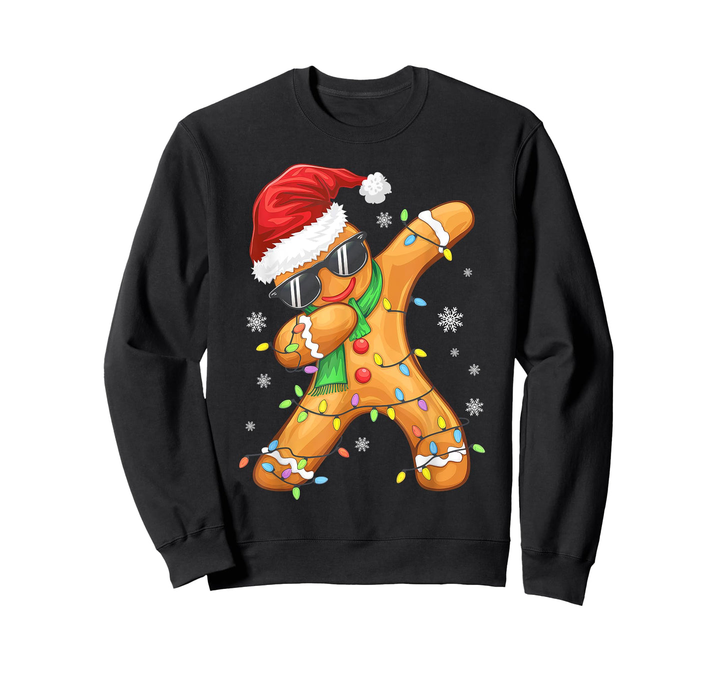 Dabbing Gingerbread Christmas Boys Girls Kids Funny Xmas Dab T-Shirt