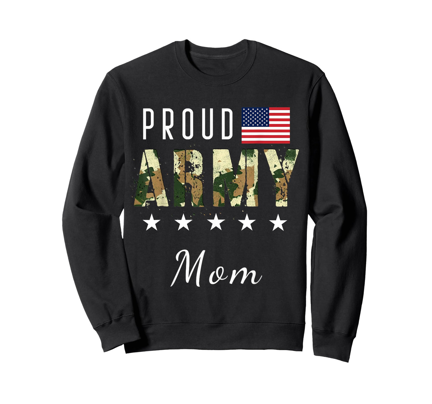 Proud Military Camouflage Proud Army Mom Mother Gift T-Shirt