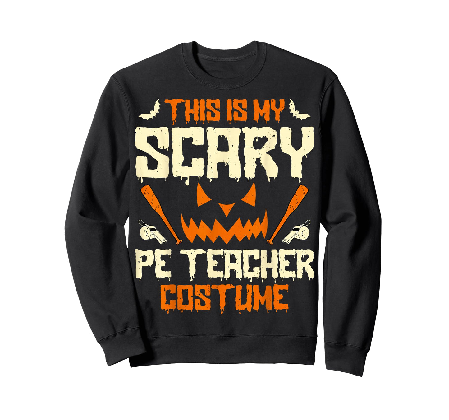 This is My Scary PE Teacher Costume Workout Halloween Spooky T-Shirt