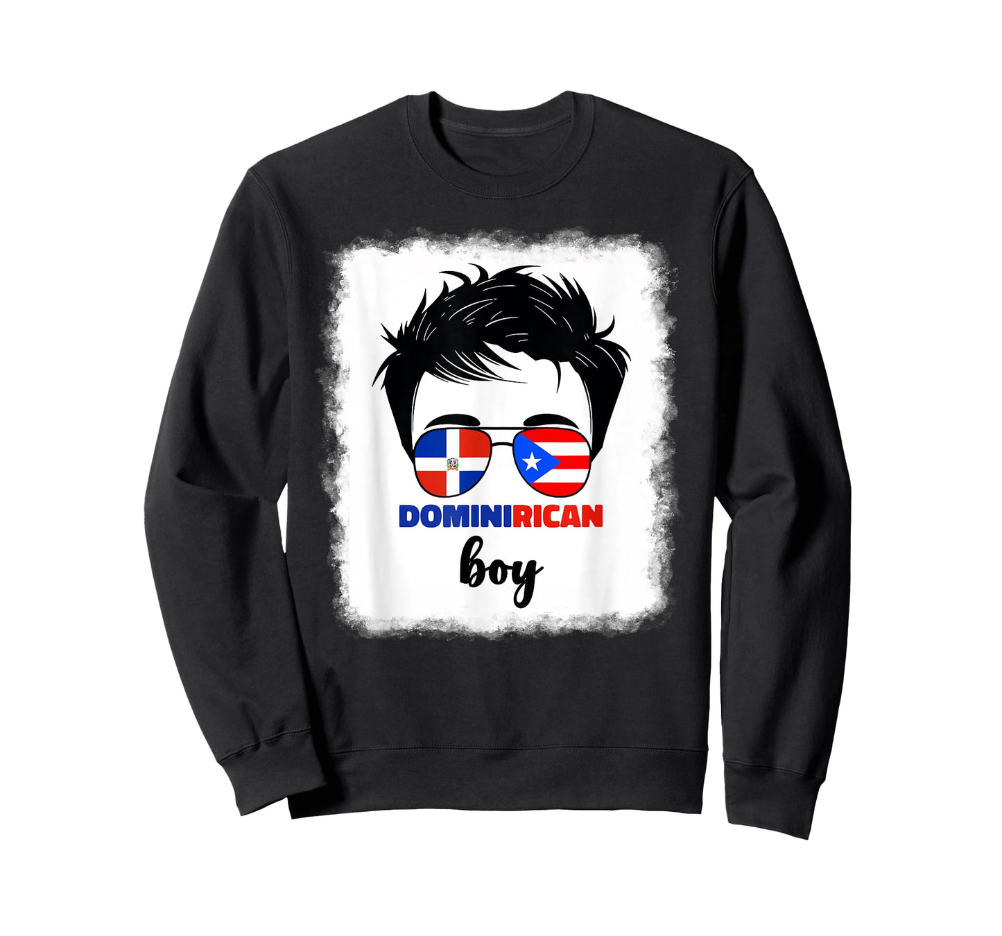 DominiRican Boy Kids Dominican And Puerto Rican Rico Flag T-Shirt