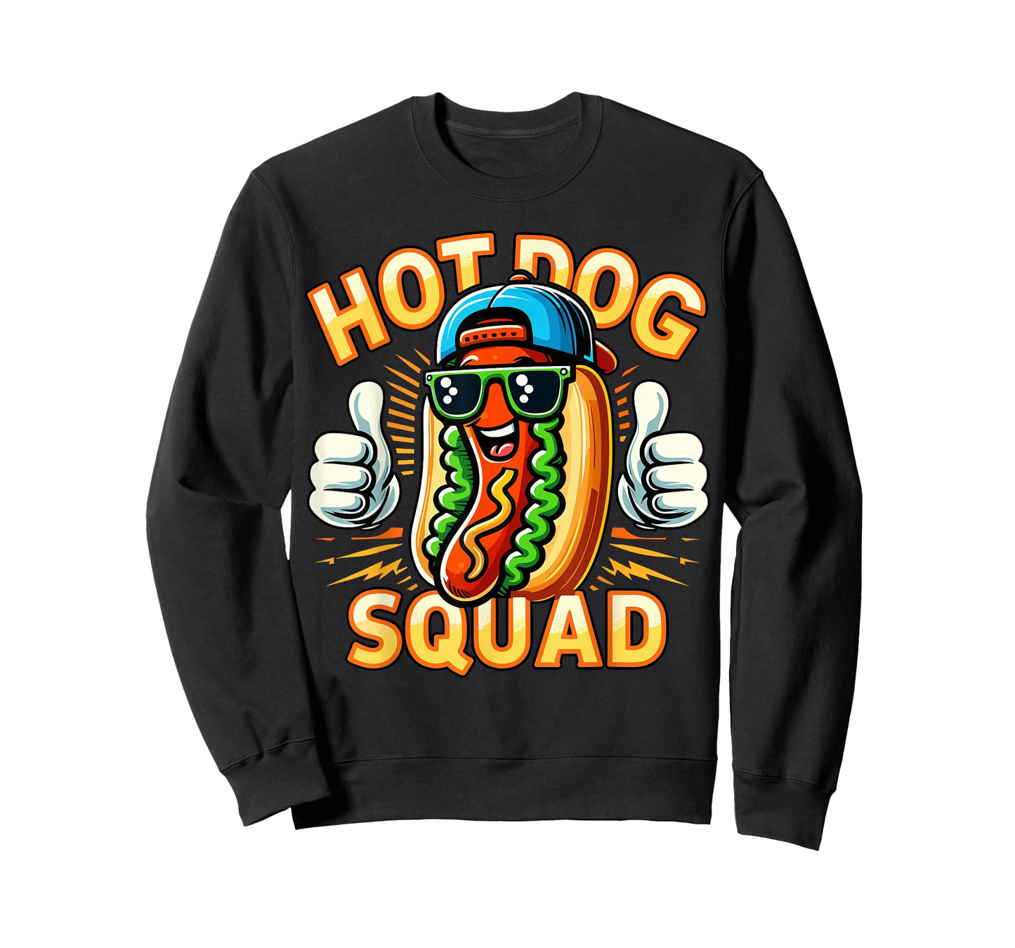Hot Dog Squad Funny Hot Dog Stand Team Hotdog Crew T-Shirt