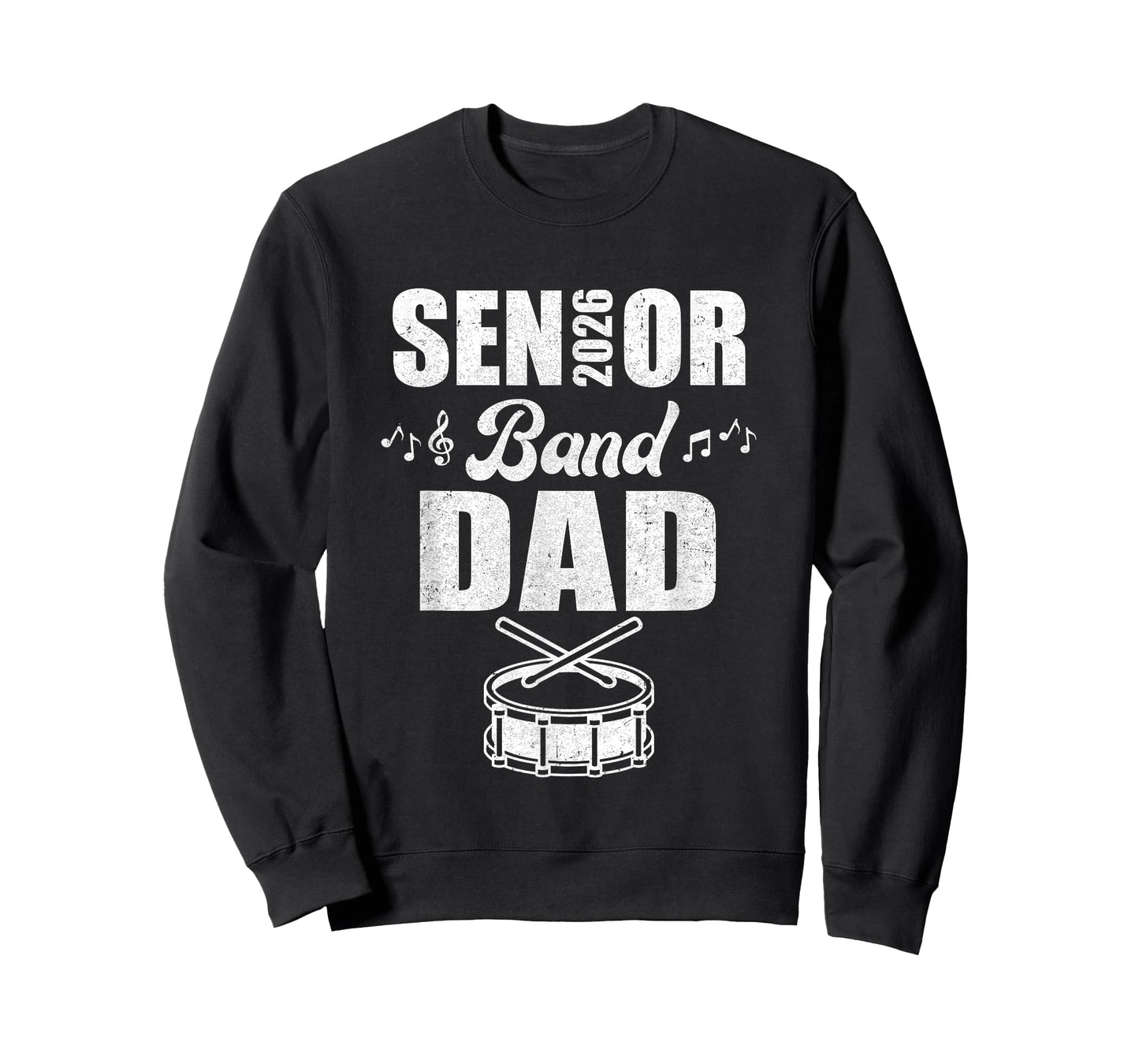 Senior Band Dad 2026 Marching Band Class of 2026 Drum T-Shirt