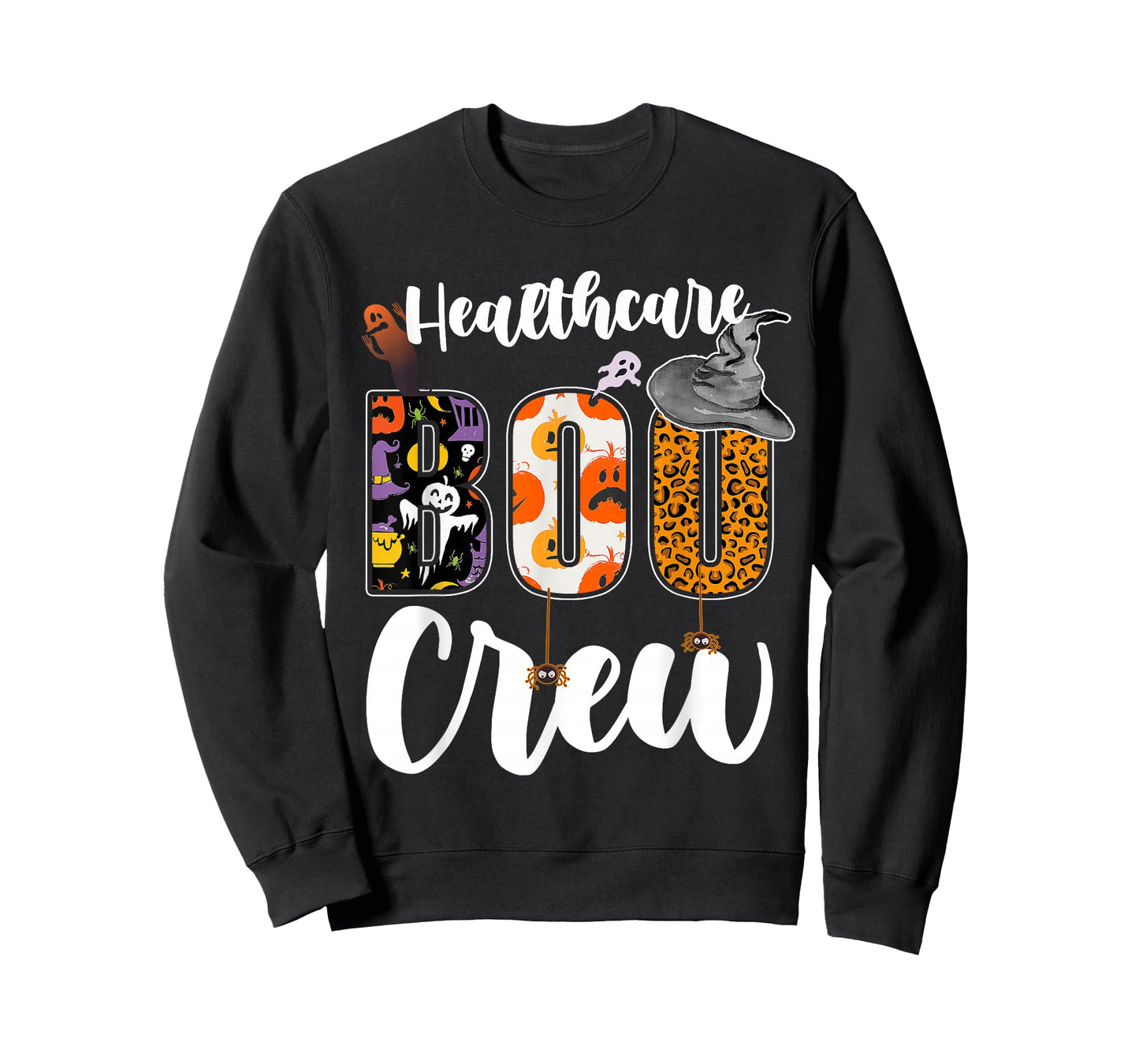 Healthcare Boo Crew Halloween Matching Home Health Aide T-Shirt