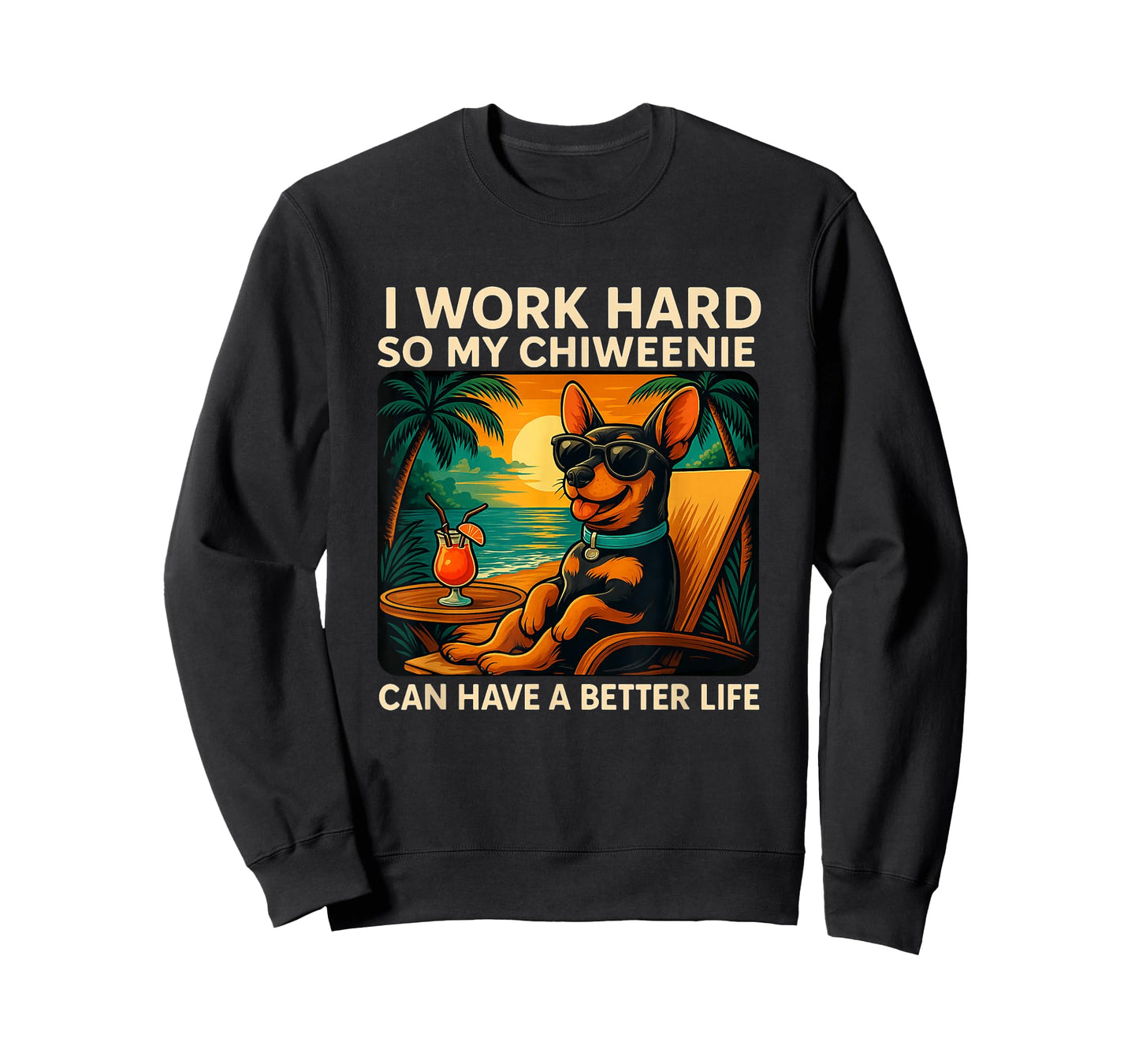 Funny Chiweenie Dog Design Chiweenie Lover T-Shirt