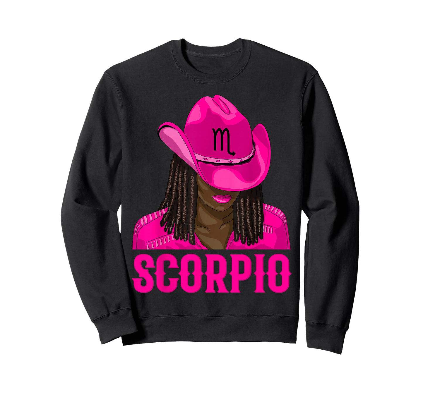 Scorpio Western Cowgirl African American Black Women T-Shirt
