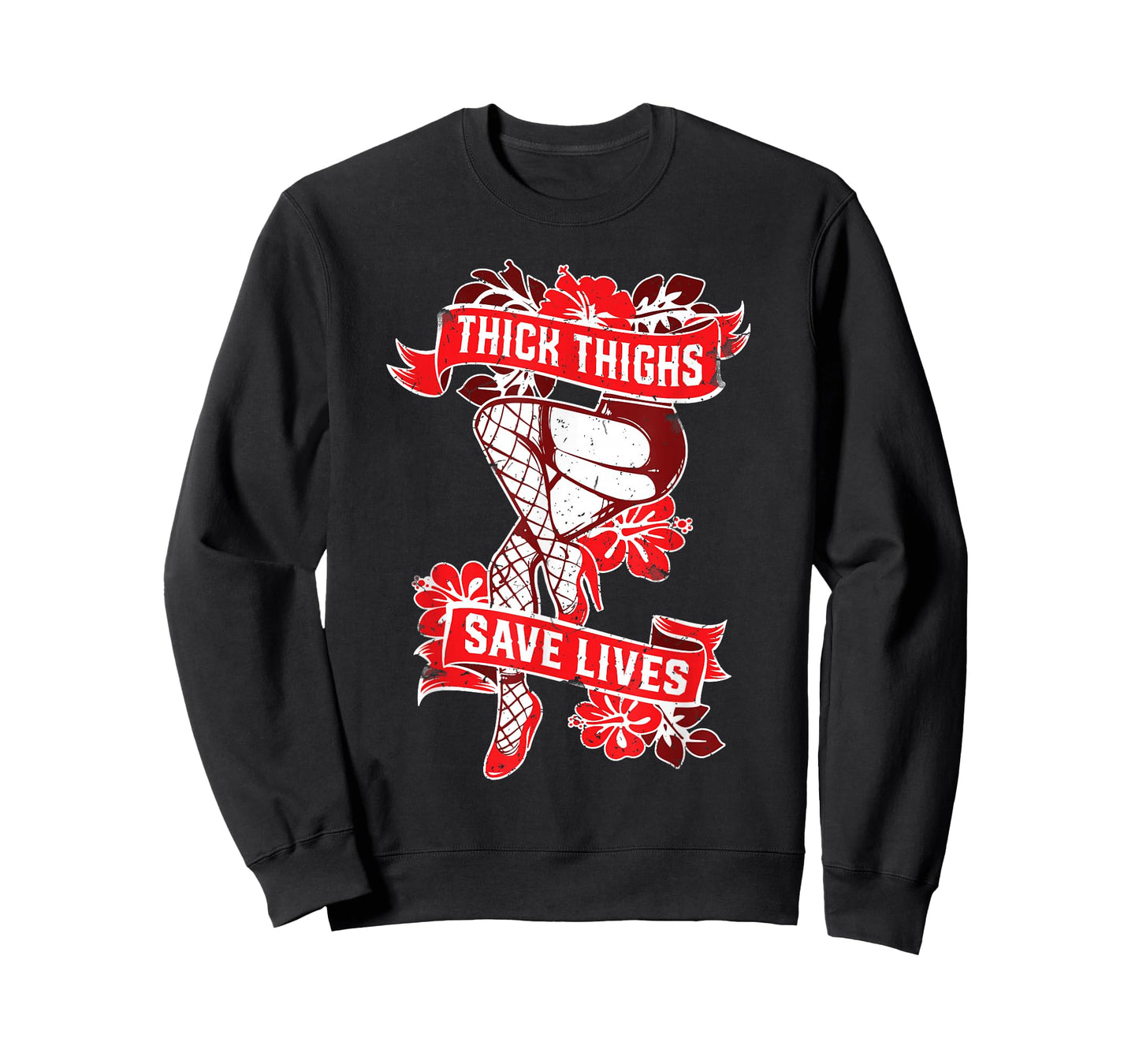 Thick Thighs Save Lives Gym Humor Funny Fitness T Shirt T-Shirt