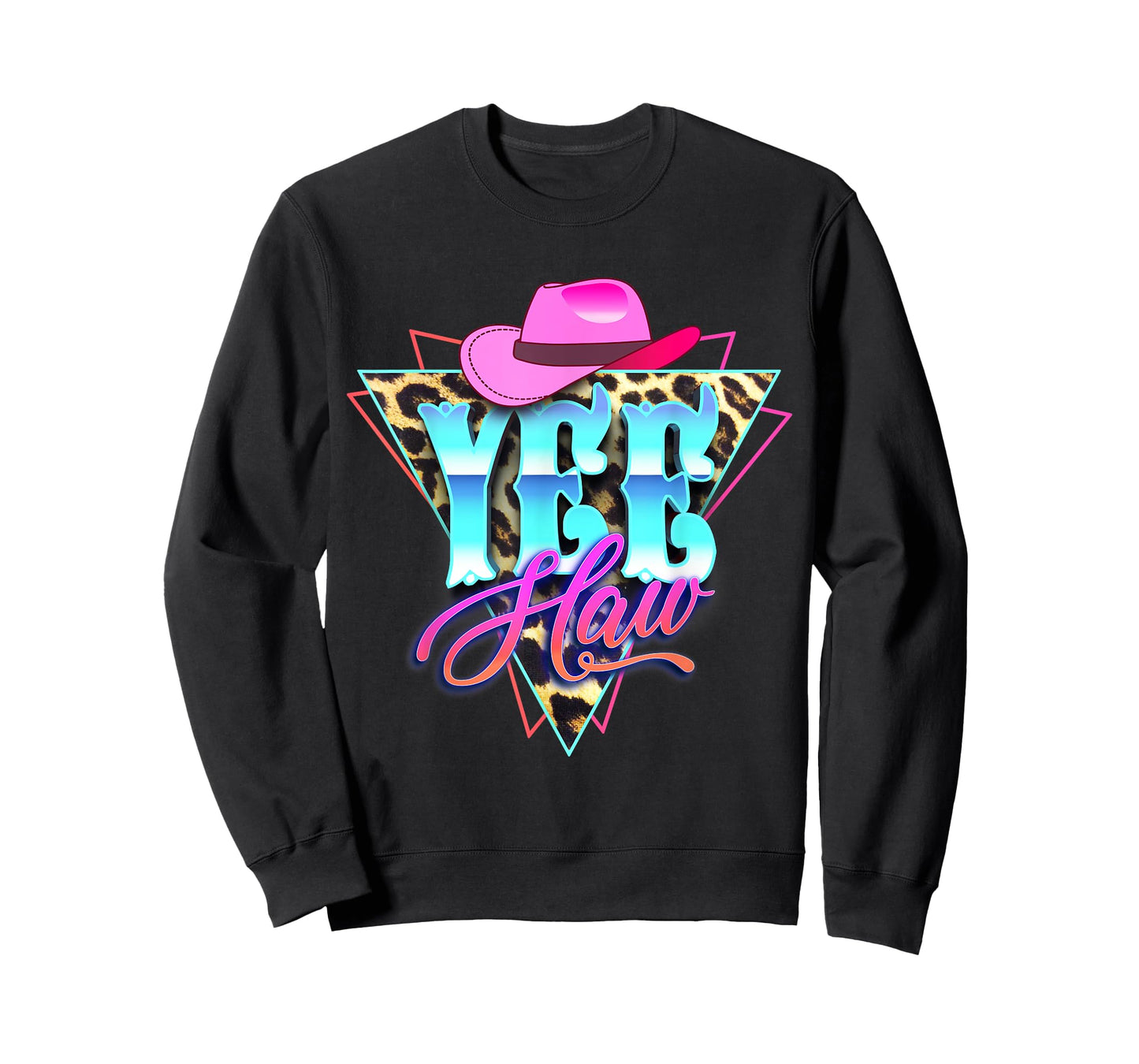 Yee Haw Howdy Rodeo Country Leopard Yeehaw Southern Cowgirl T-Shirt