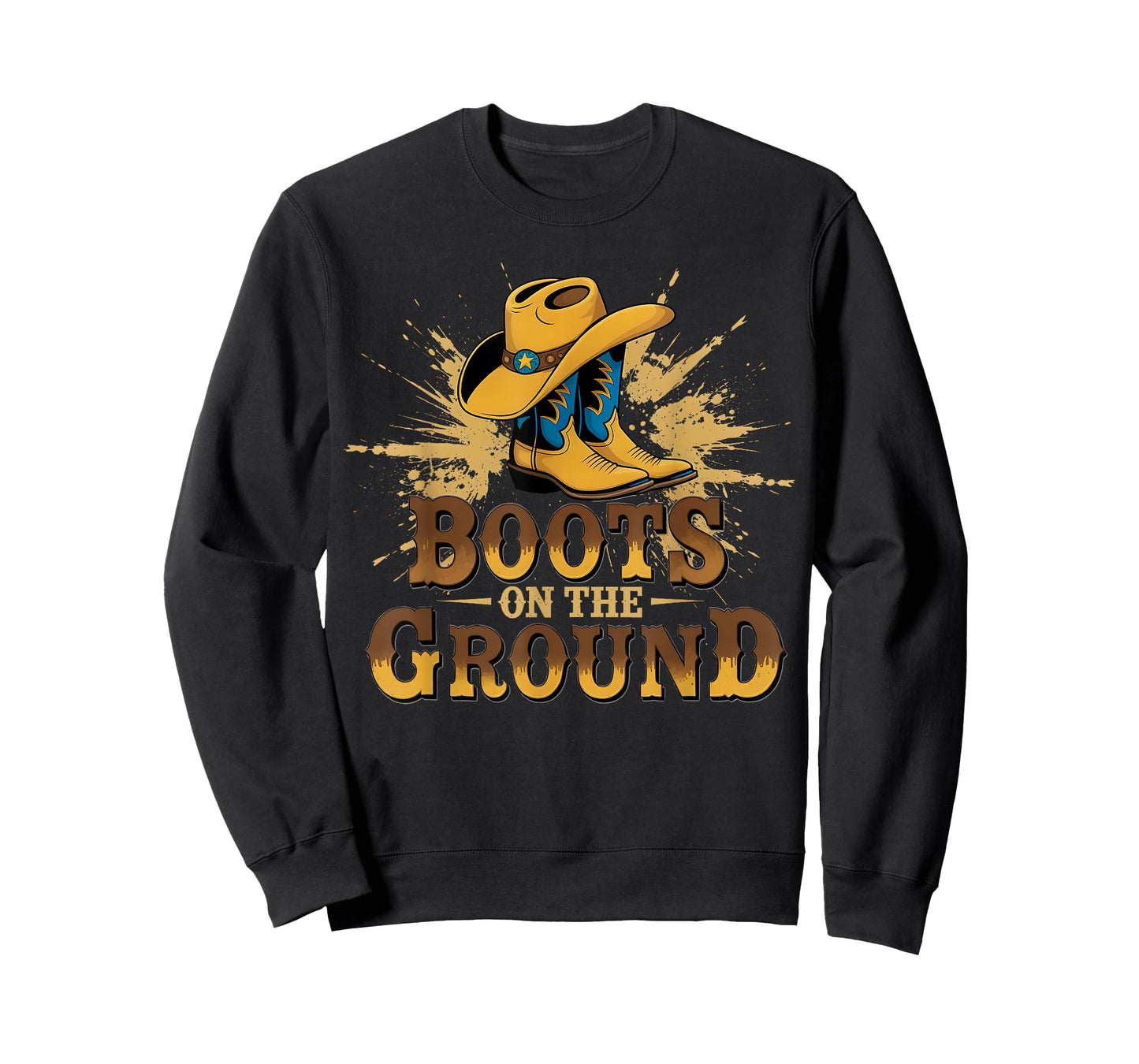 Boots On The Ground Cowgirls Boot Cowboy Western Country T-Shirt
