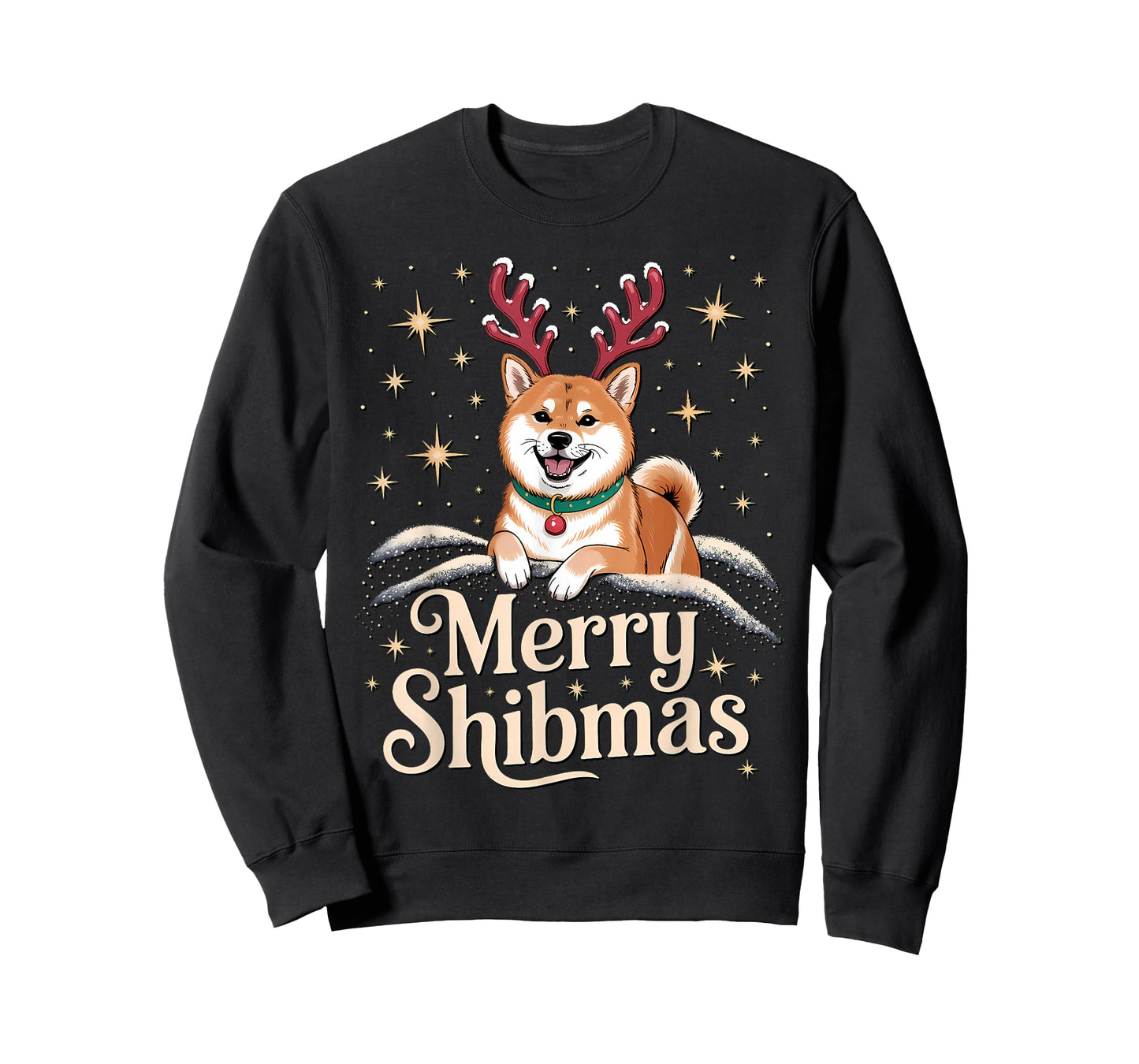 Merry Shibmas – Funny Shiba Inu Christmas T-Shirt