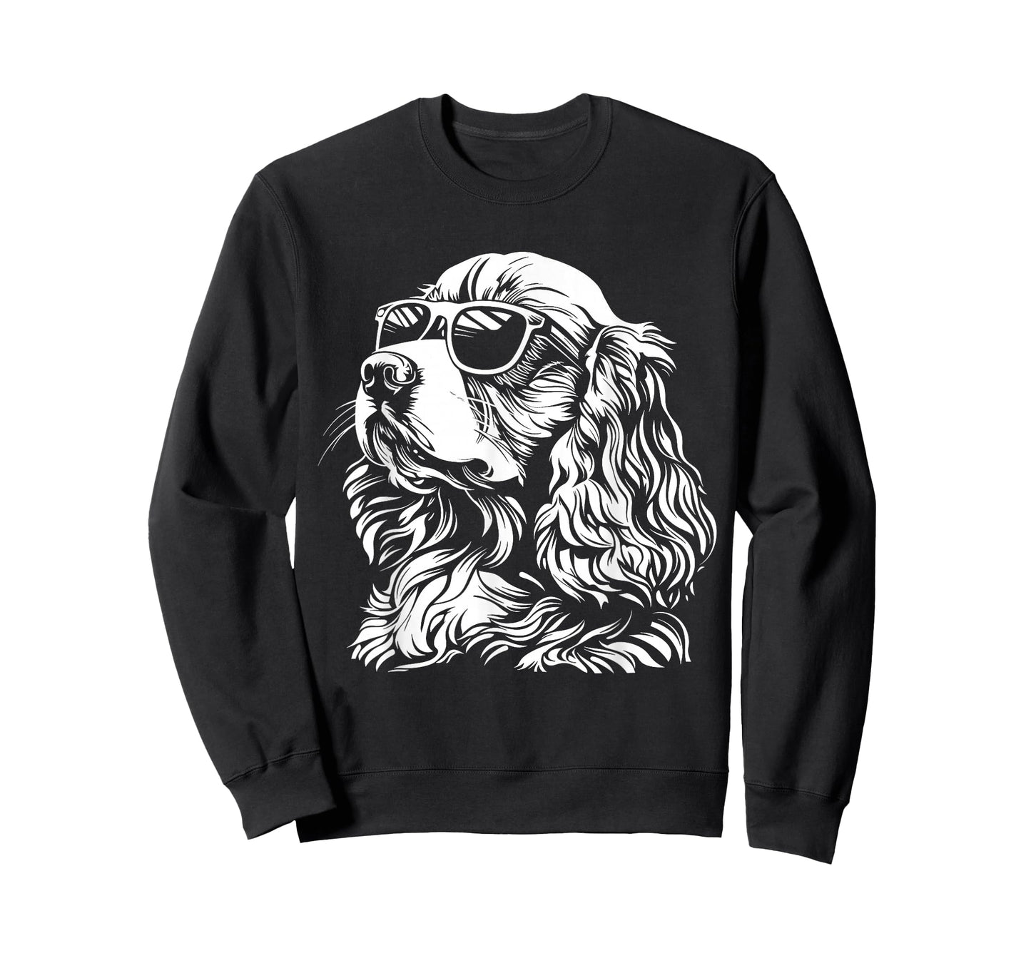 Cocker Spaniel Sunglasses Funny Dog Mum Dad T-Shirt
