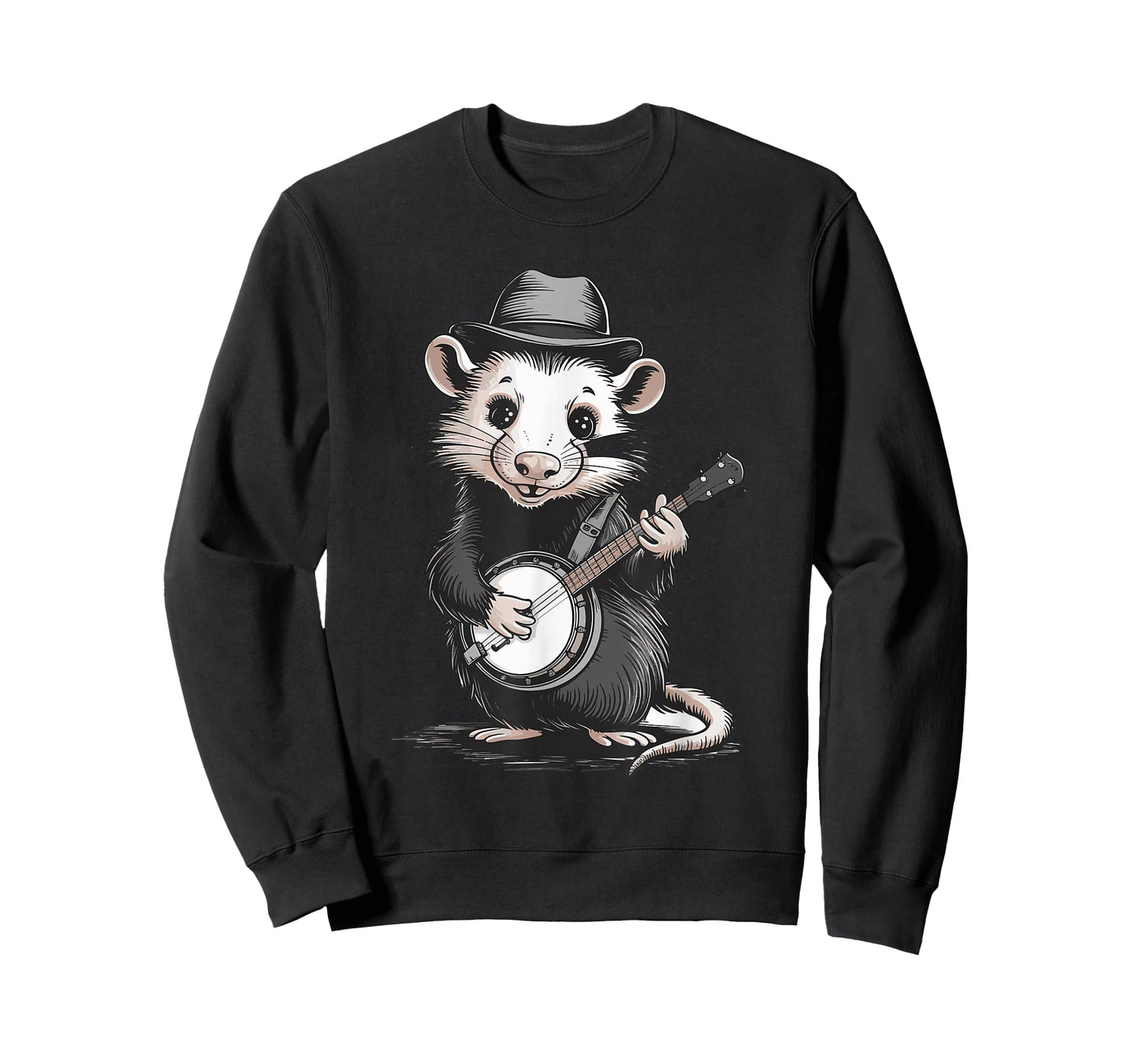 Opossum Playing Banjo T-Shirt