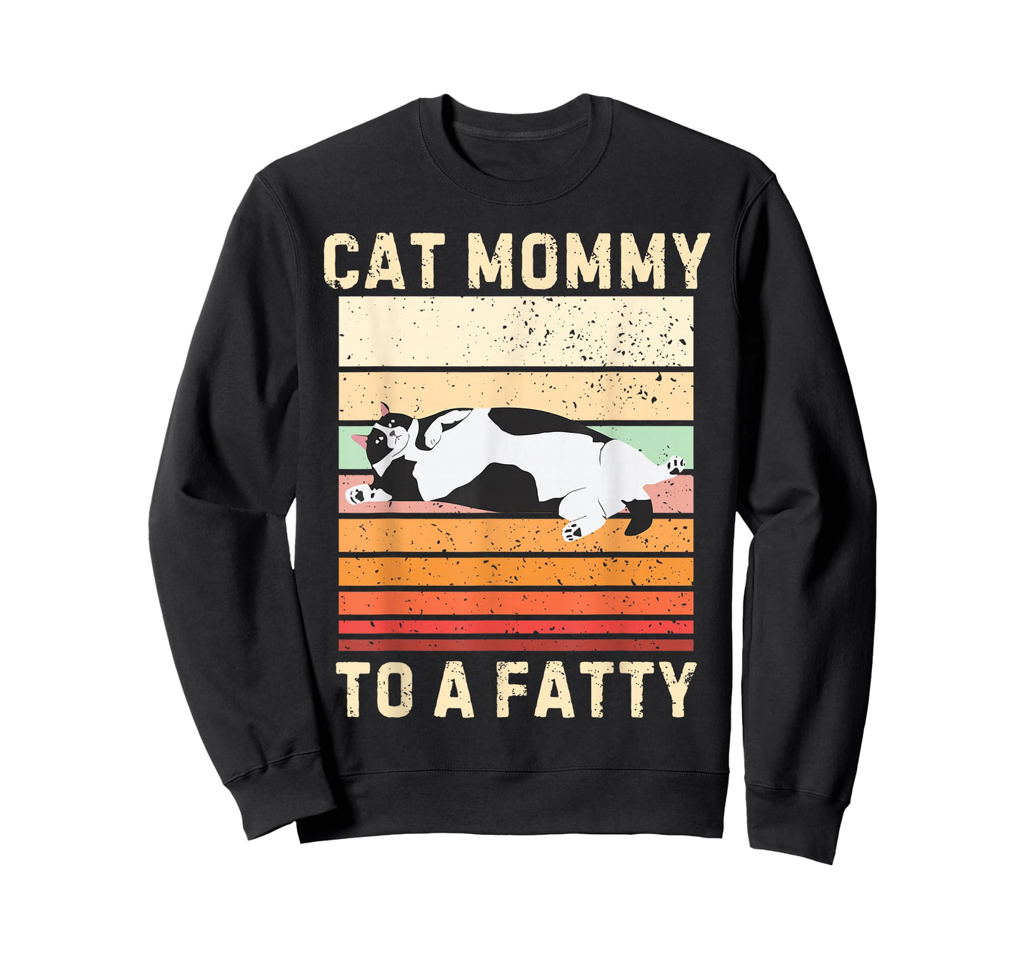 Cat Mommy To A Fatty Cat Mom Cat Lover Pet Owner Mothers Day T-Shirt