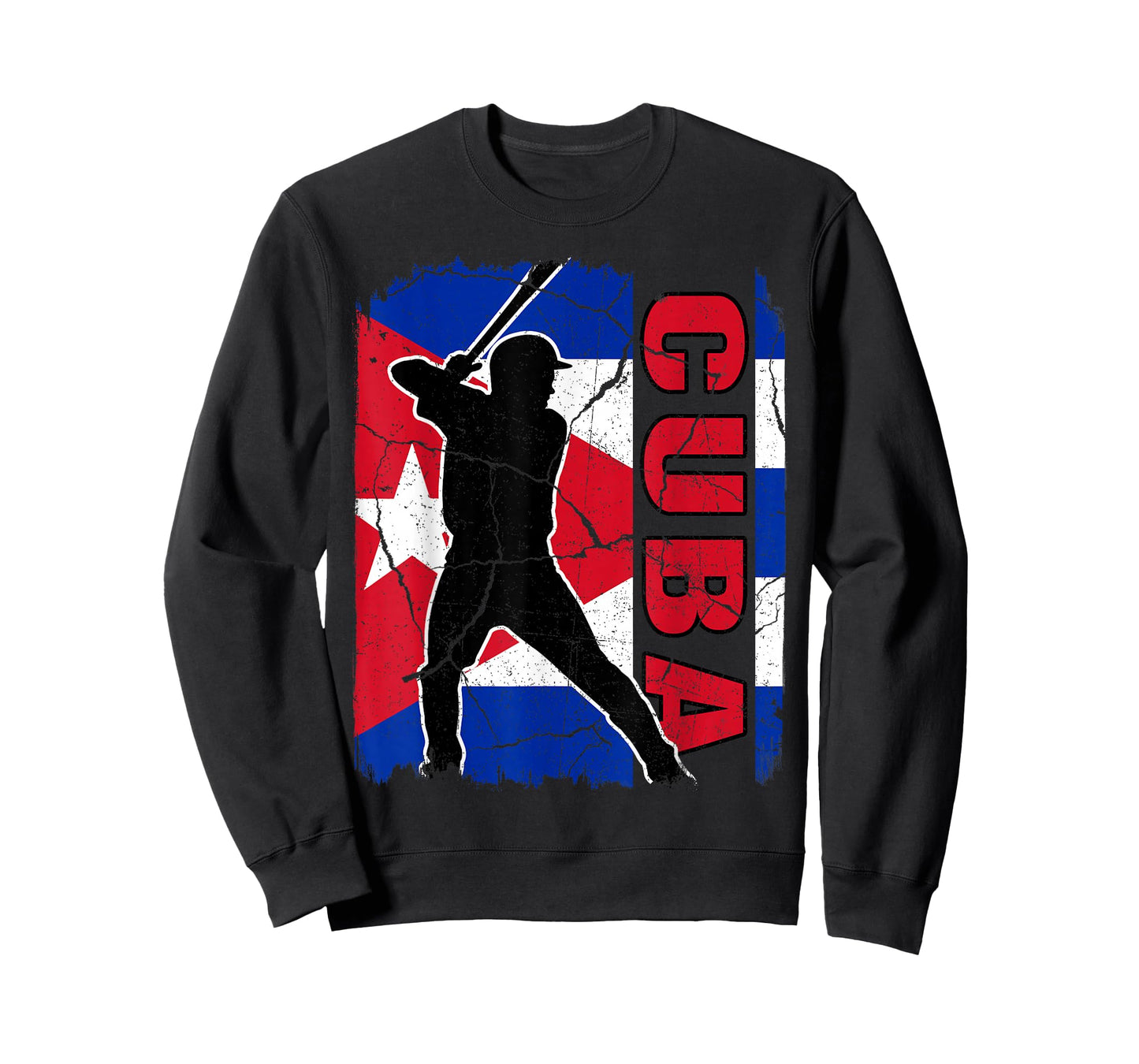 Cuban Baseball Player Cuba Flag Baseball Fans T-Shirt
