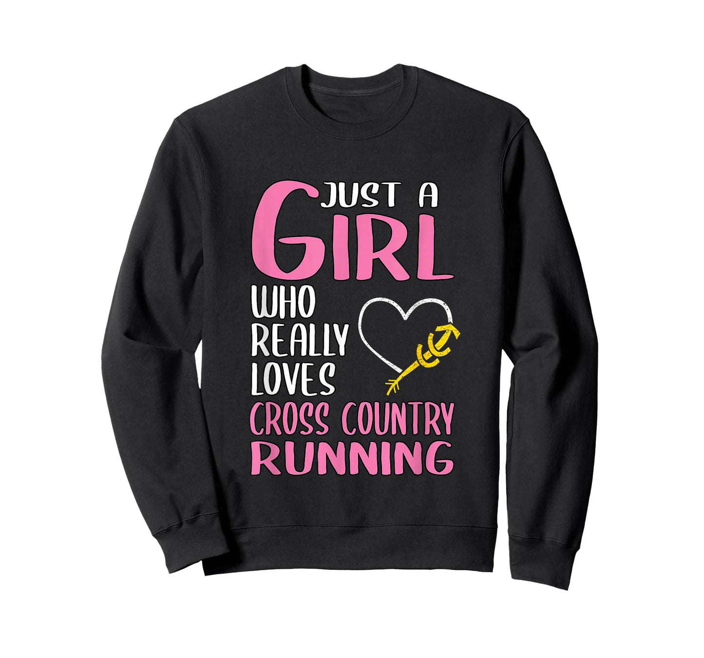 Womens Just A Girl Who Really Loves Cross Country Running T-Shirt