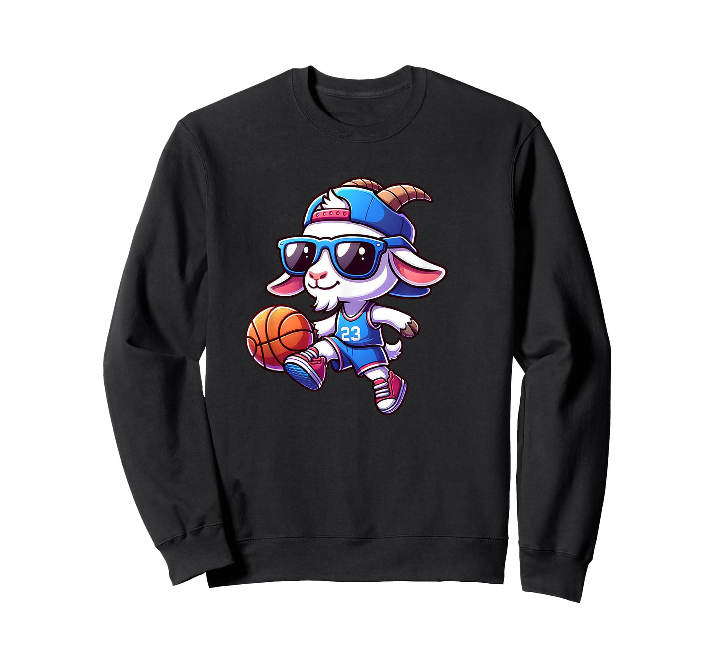 Goat Basketball Enthusiast Sport Team Fan T-Shirt