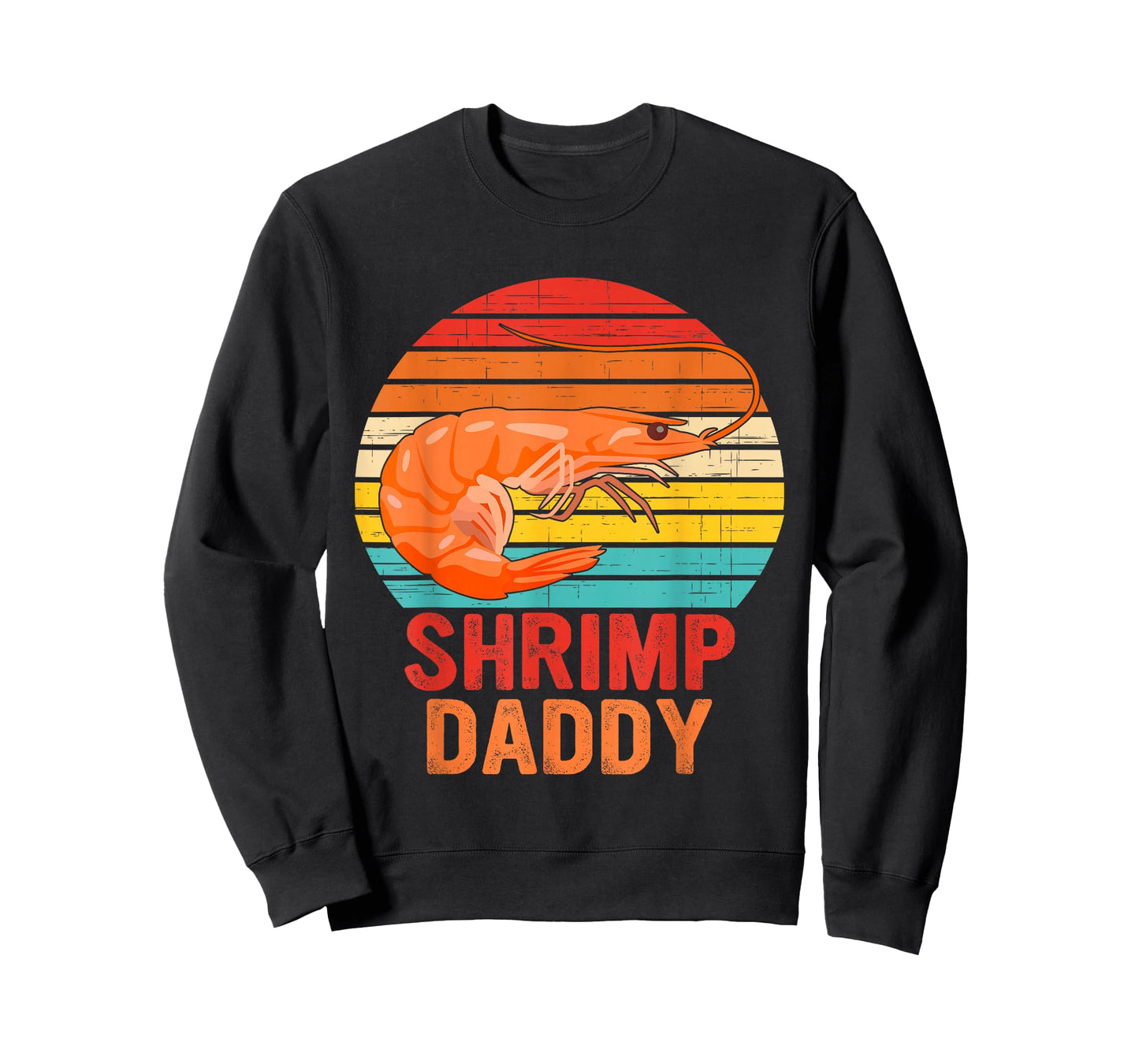 Shrimp Daddy Seafood Shellfish Vintage Design T-Shirt