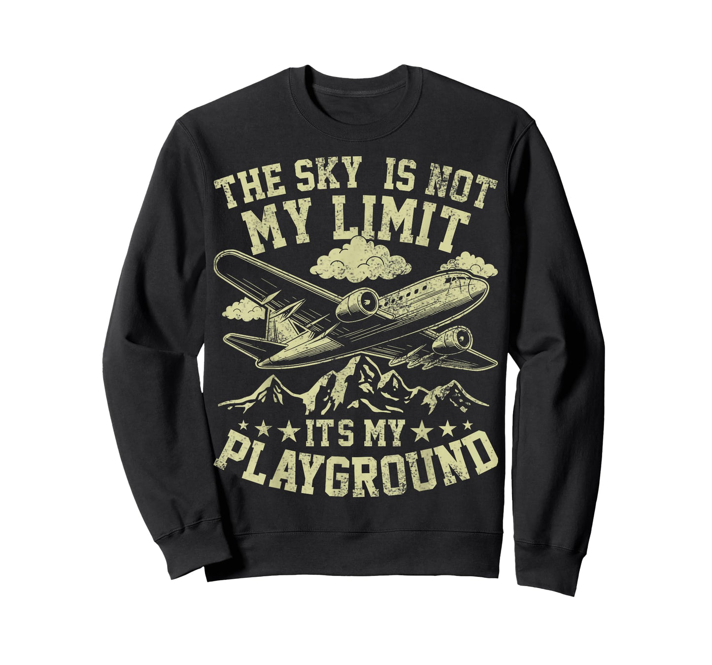 This Sky is Not My Limit Funny Pilot Aviation Men Women Kids T-Shirt