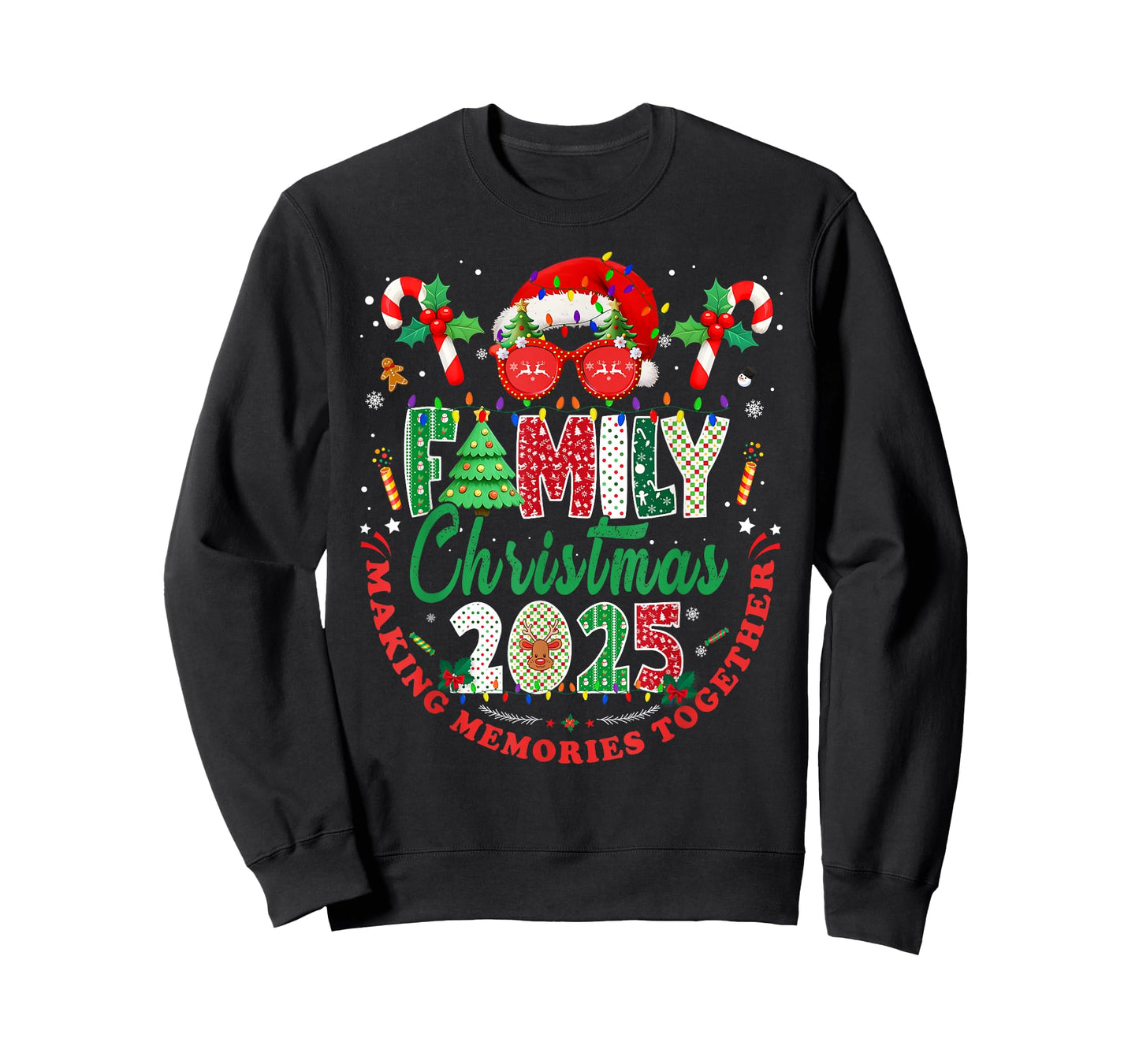 Family Christmas 2025 Matching Outfit Xmas Men Women Kids T-Shirt