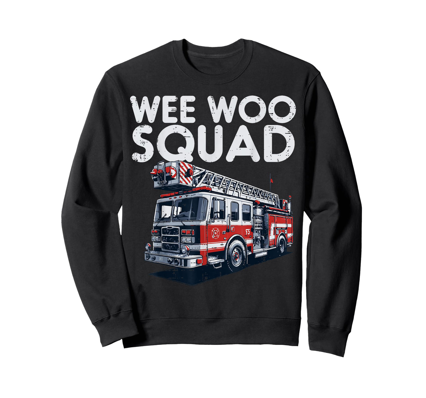 Firefighter Truck Wee Woo Squad Fireman Men Boys Kids Women T-Shirt