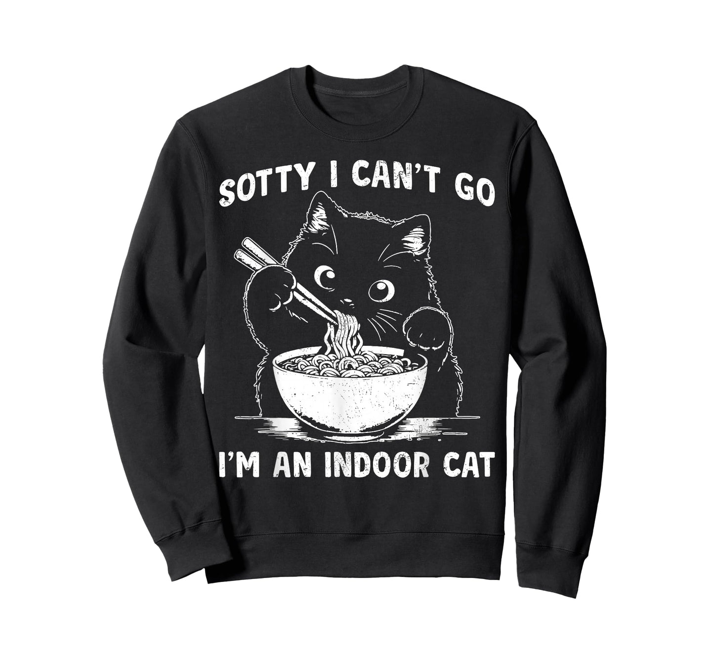 Sorry I Can't Go I'm an Indoor Cat Cute Pet Lover Humor T-Shirt