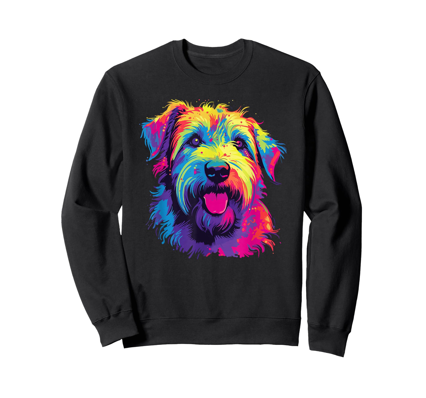 Watercolor Colorful Glen Of Imaal Terrier Dog T-Shirt
