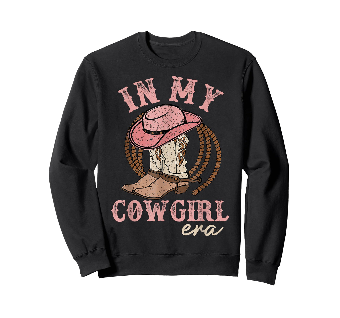 In My Cowgirl Era Groovy Cute Western Rodeo Cowgirl T-Shirt