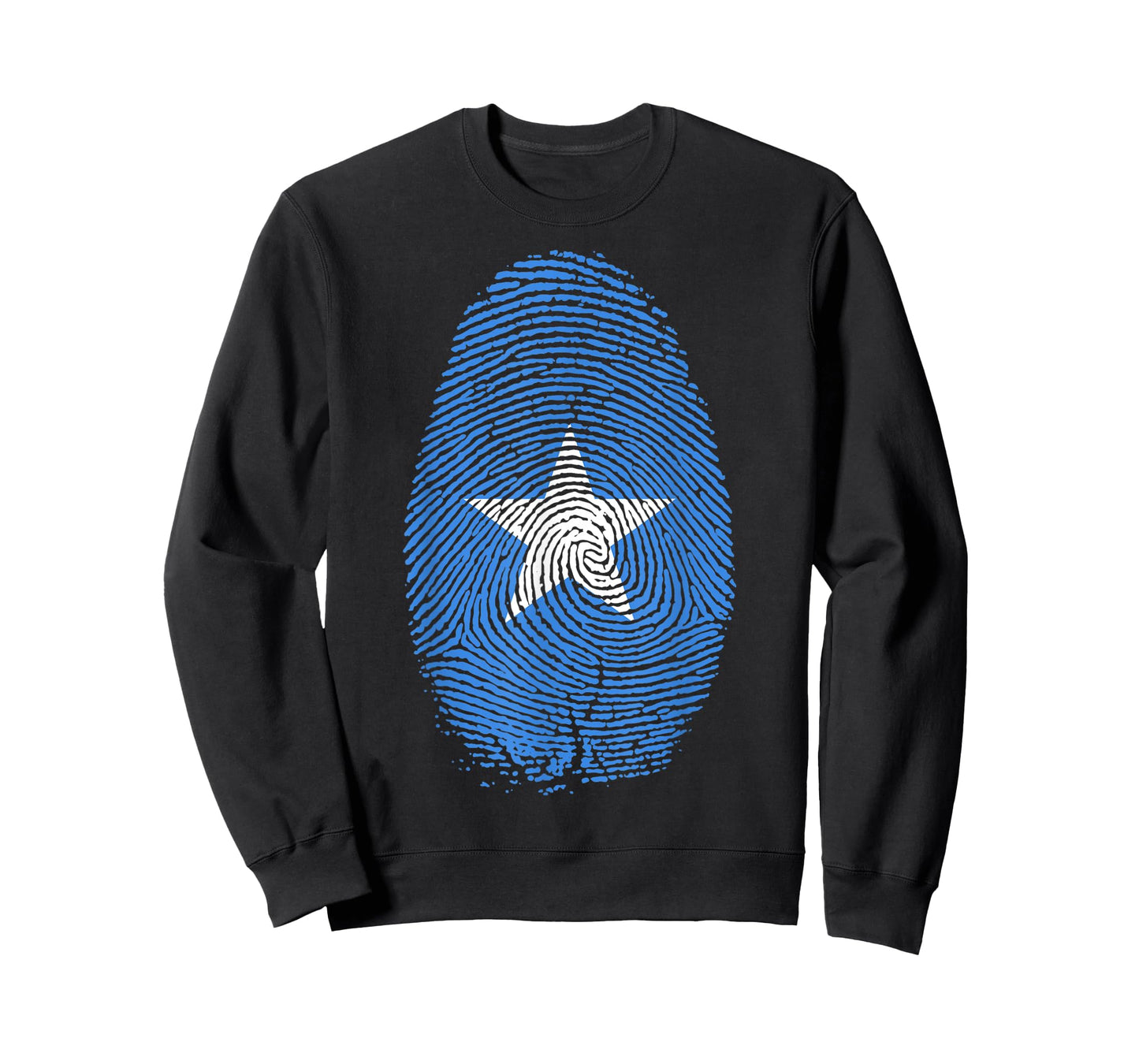 Somalia Flag Fingerprint It is in my DNA Gift for Somalians T-Shirt