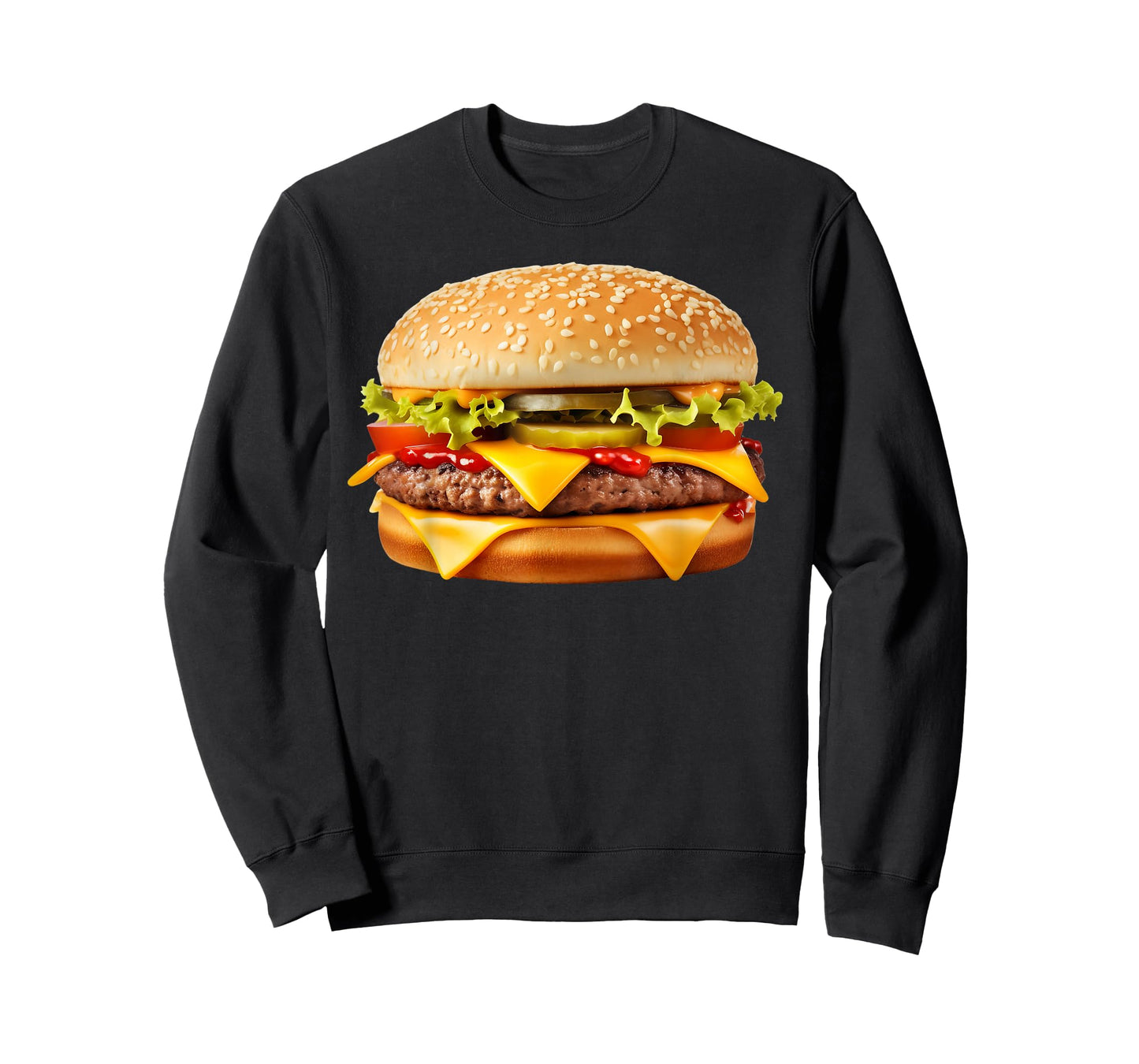 Cheeseburger Hamburger Burger Funny Food Halloween Costume T-Shirt