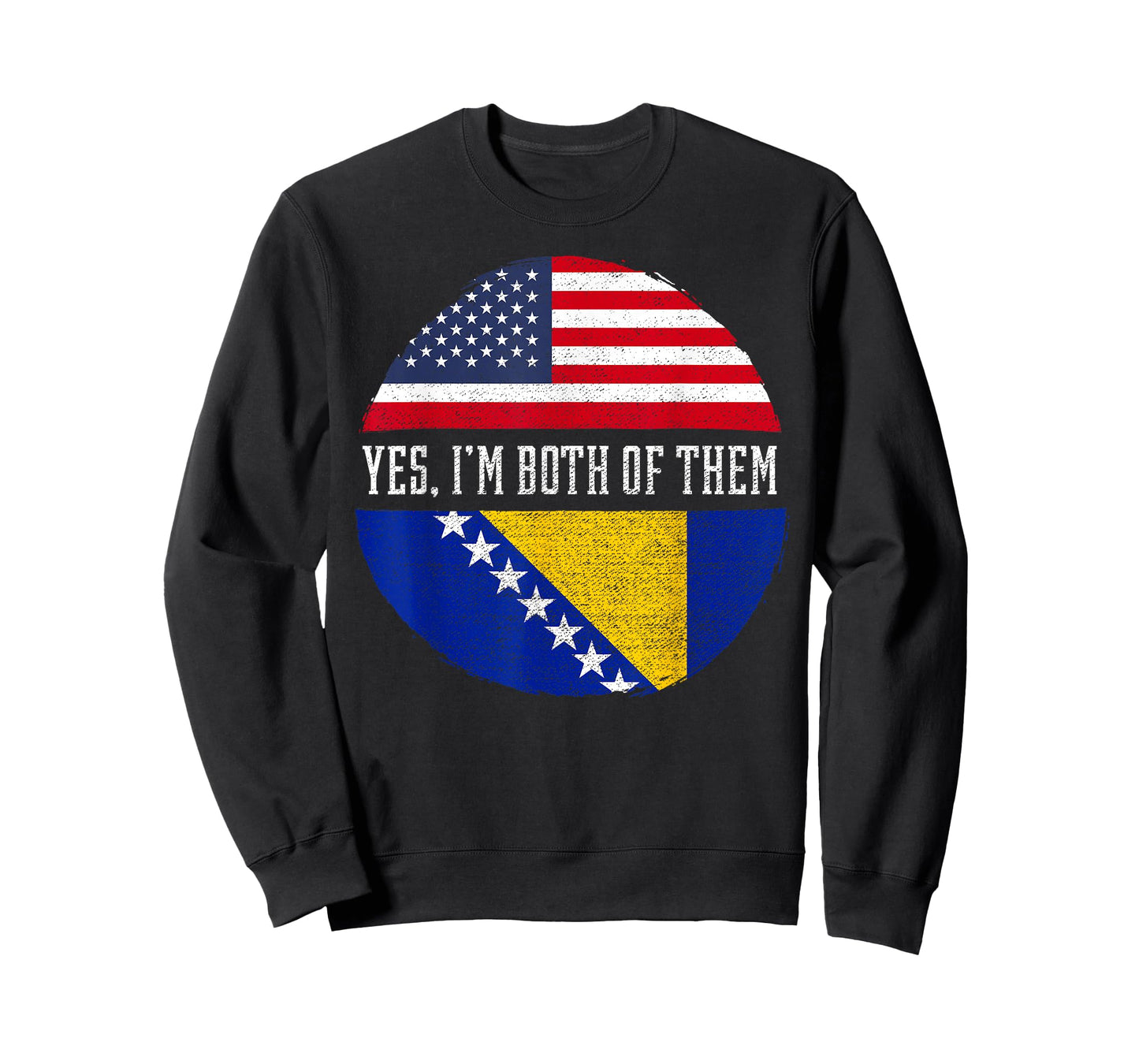 Half American Bosnian Herzegovinian Bosnia and Herzegovina T-Shirt