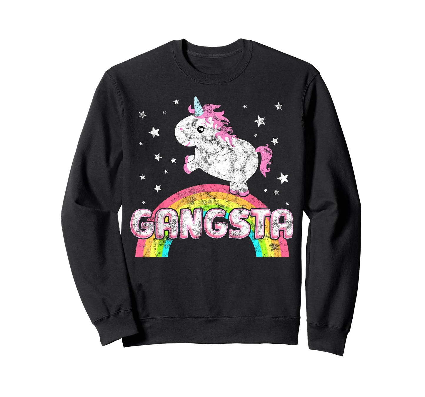 Funny Ironic Cool Unicorn Gangsta Rap Music Festival T-Shirt T-Shirt