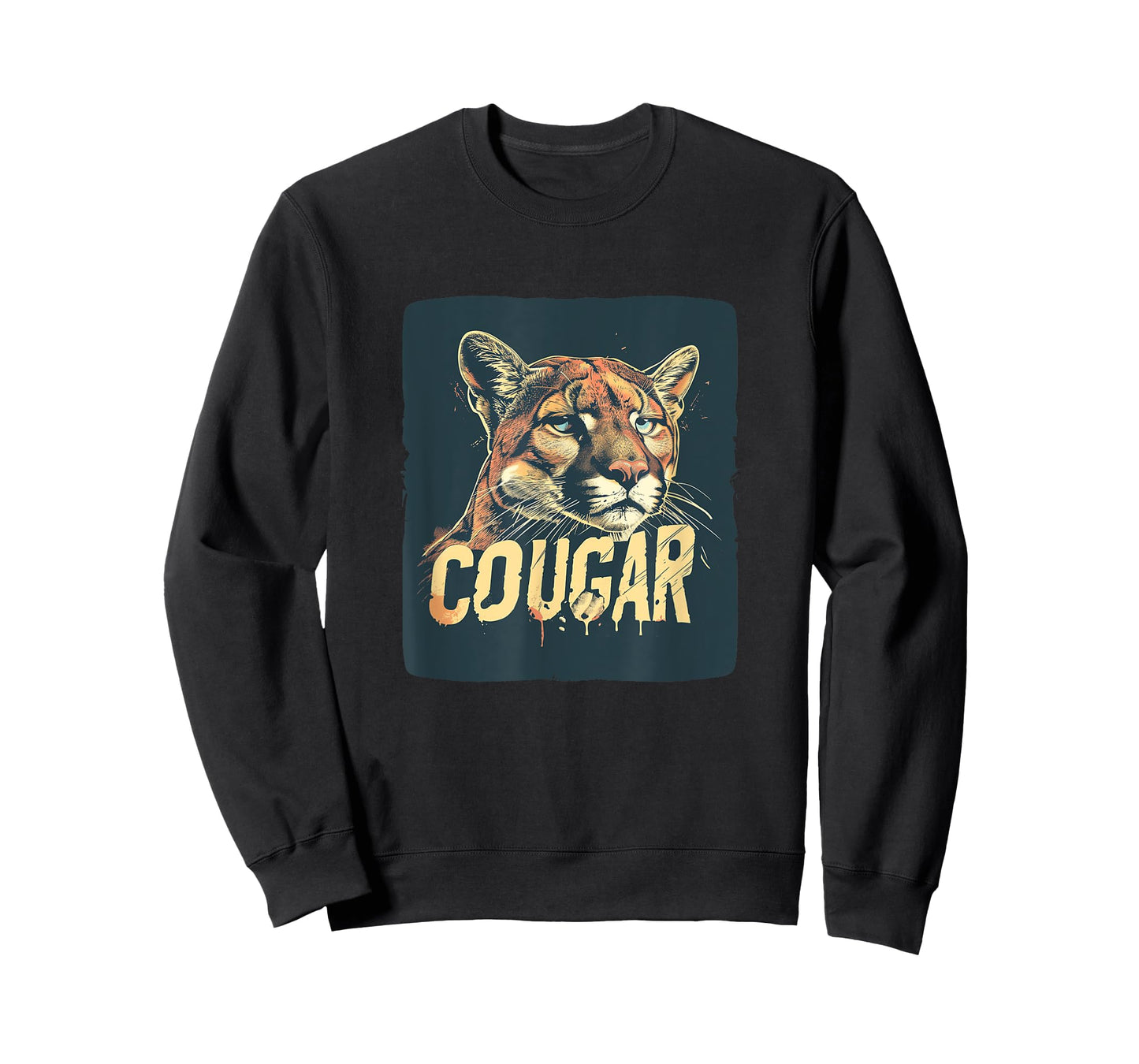 Pretty Cougar Face Outfit for Cougars Boys and Girls T-Shirt