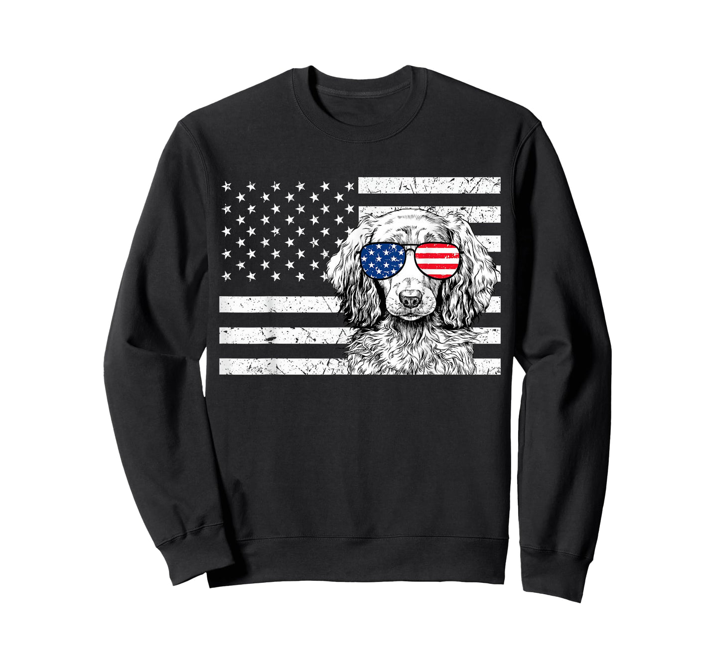 Dachshund Weiner Dog 4th of July US American Flag Patriotic T-Shirt