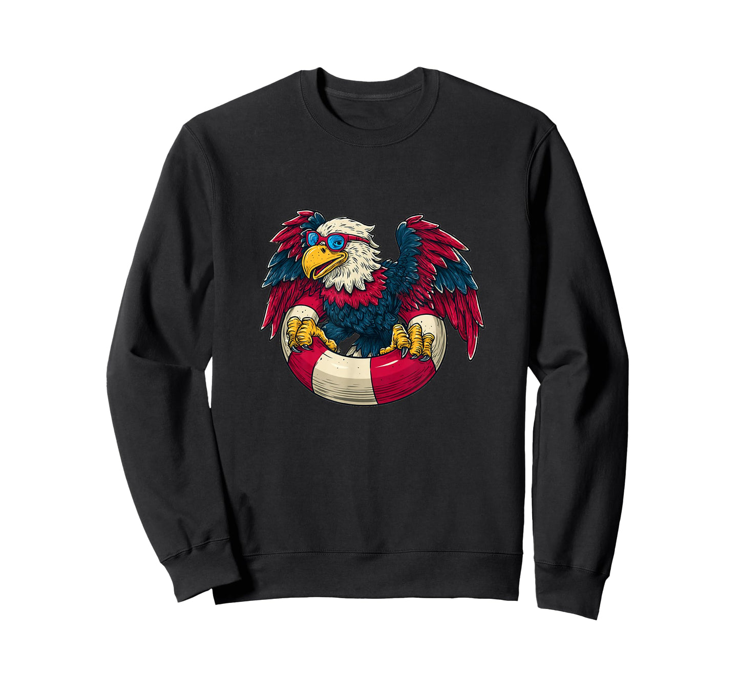 Nice Eagle with Cool Colors and Pool Ring T-Shirt