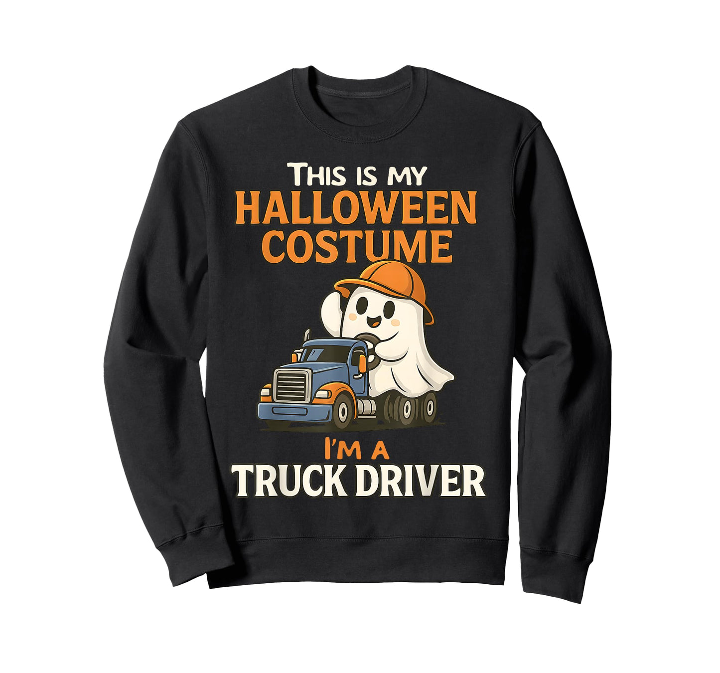 This is My Halloween Costume I’m a Truck Driver Autumn T-Shirt