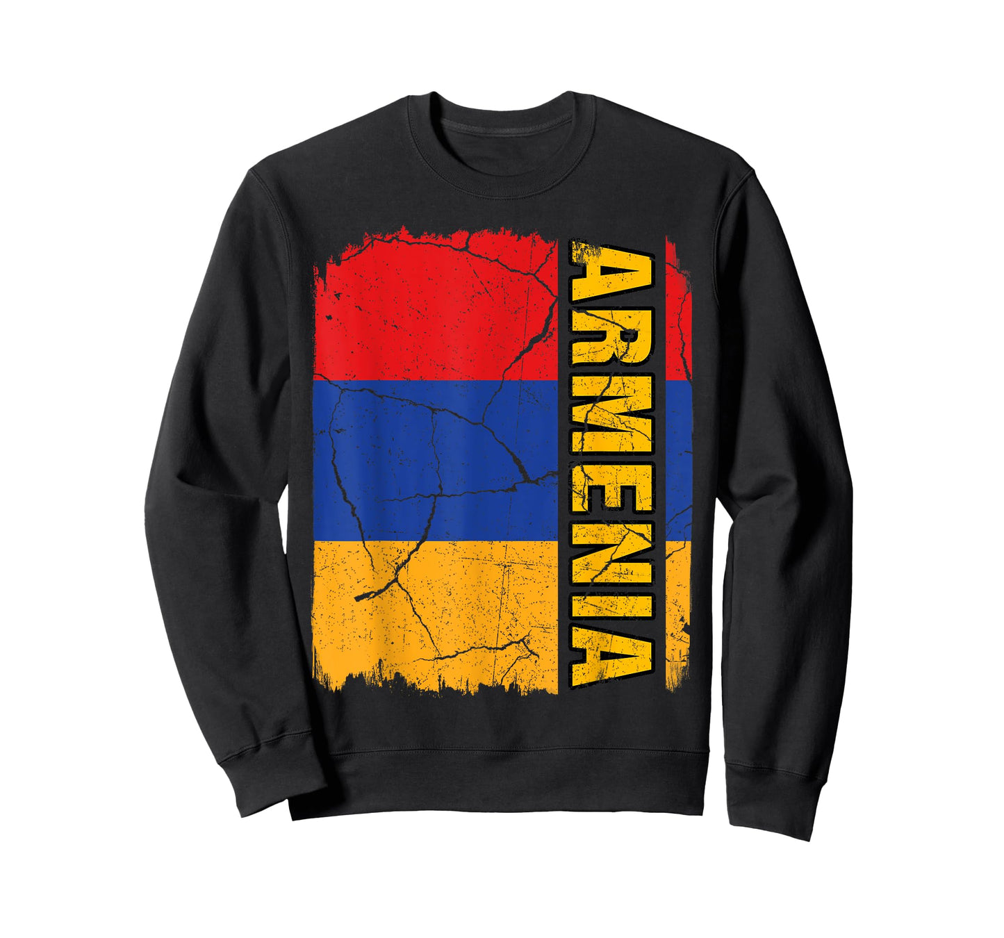 Vintage Armenian Flag Armenia Pride Roots Heritage Gift T-Shirt