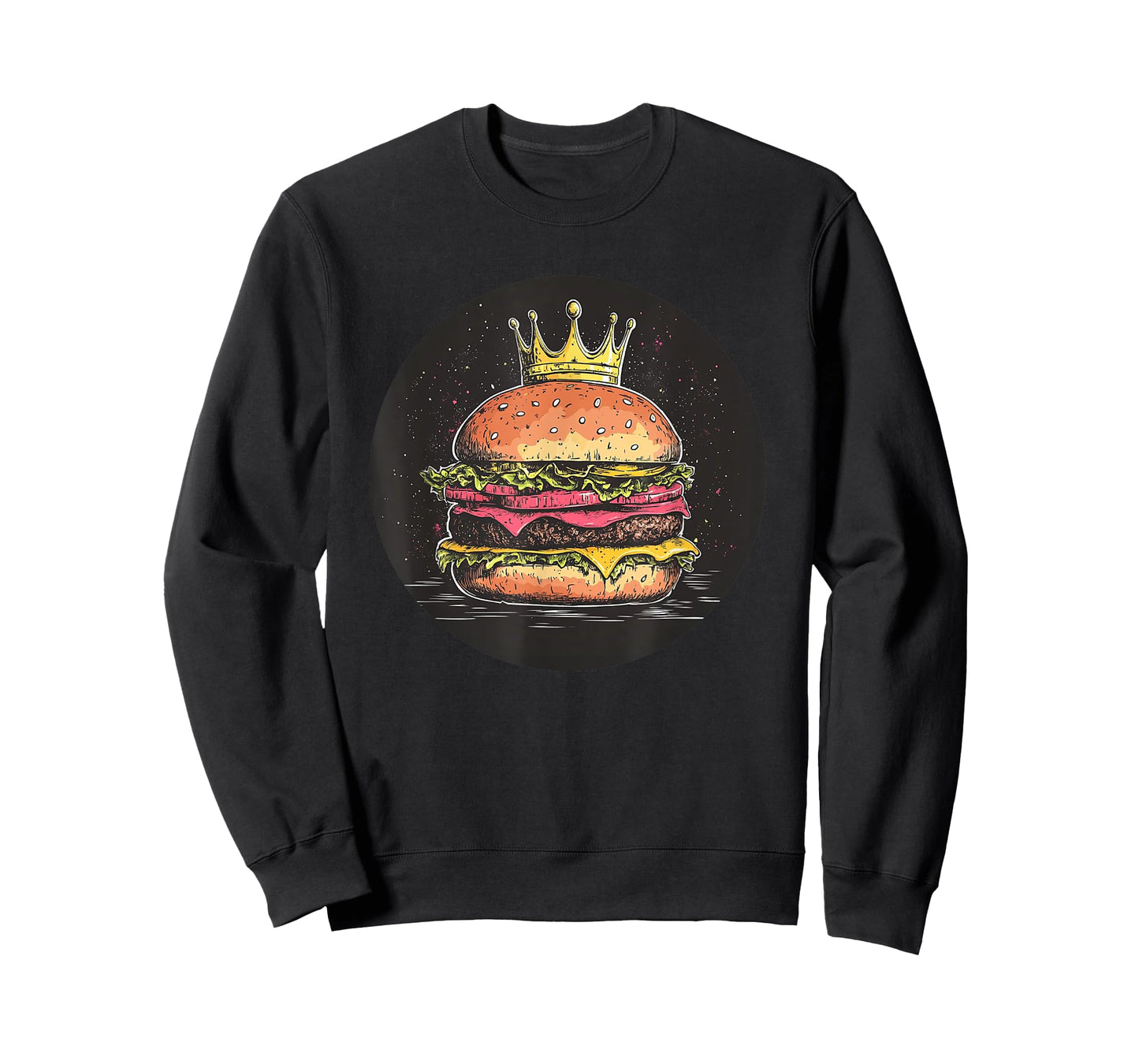 Kingdom Burger Outfit for Burger with Crown Graphic T-Shirt
