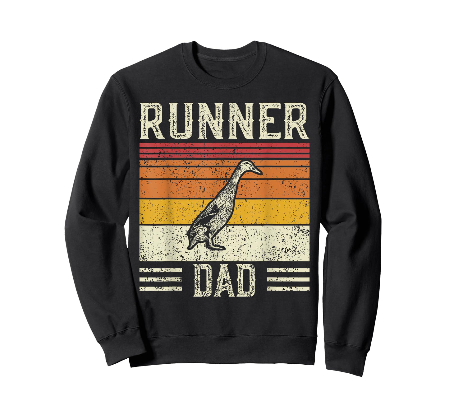 Best Duck Dad Men - Vintage Runner Duck T-Shirt