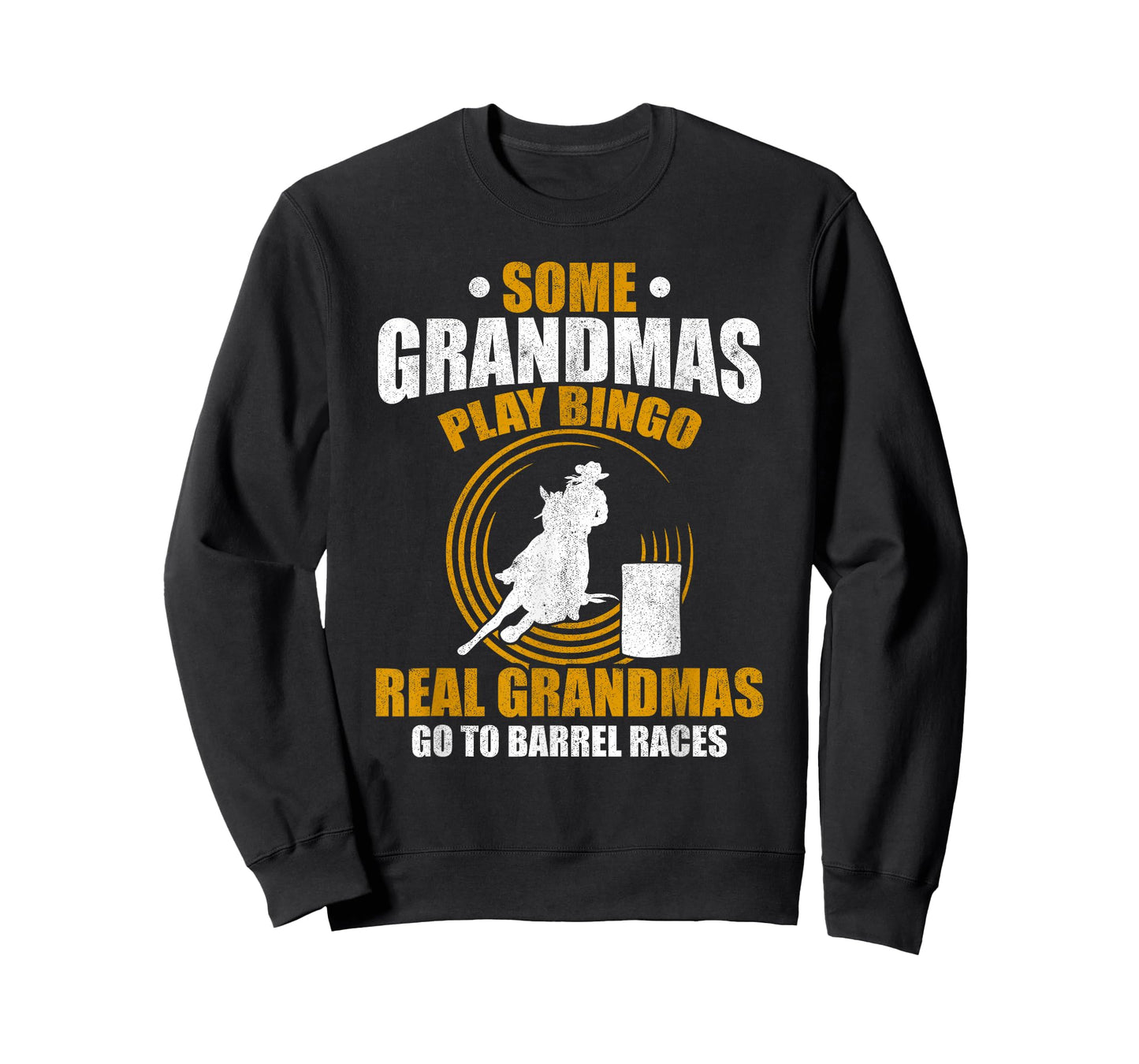 Rodeo Barrel Racer Grandmother Horse Grandma Barrel Racing T-Shirt