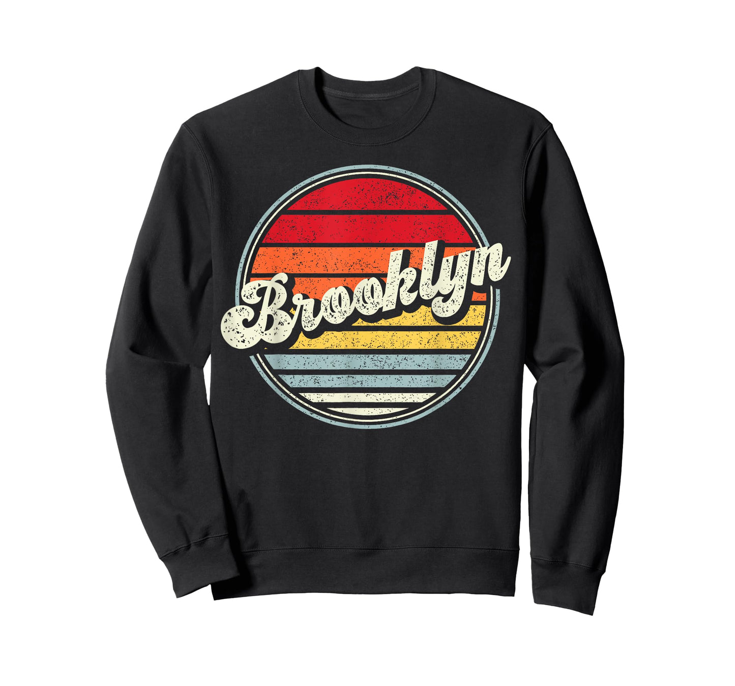 Retro Brooklyn Home State Cool 70s Style Sunset Men Women T-Shirt