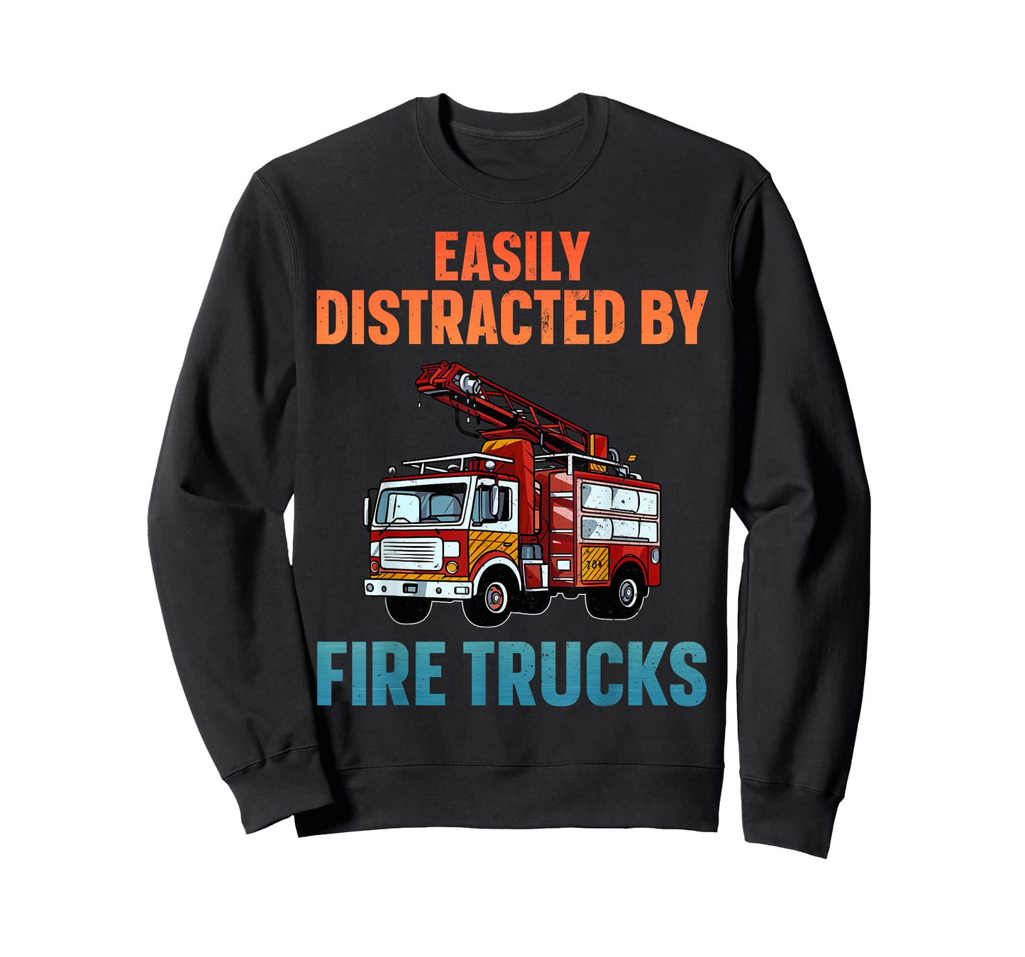 Cute Firefighter Design For Men Women Fireman Fire Truck T-Shirt